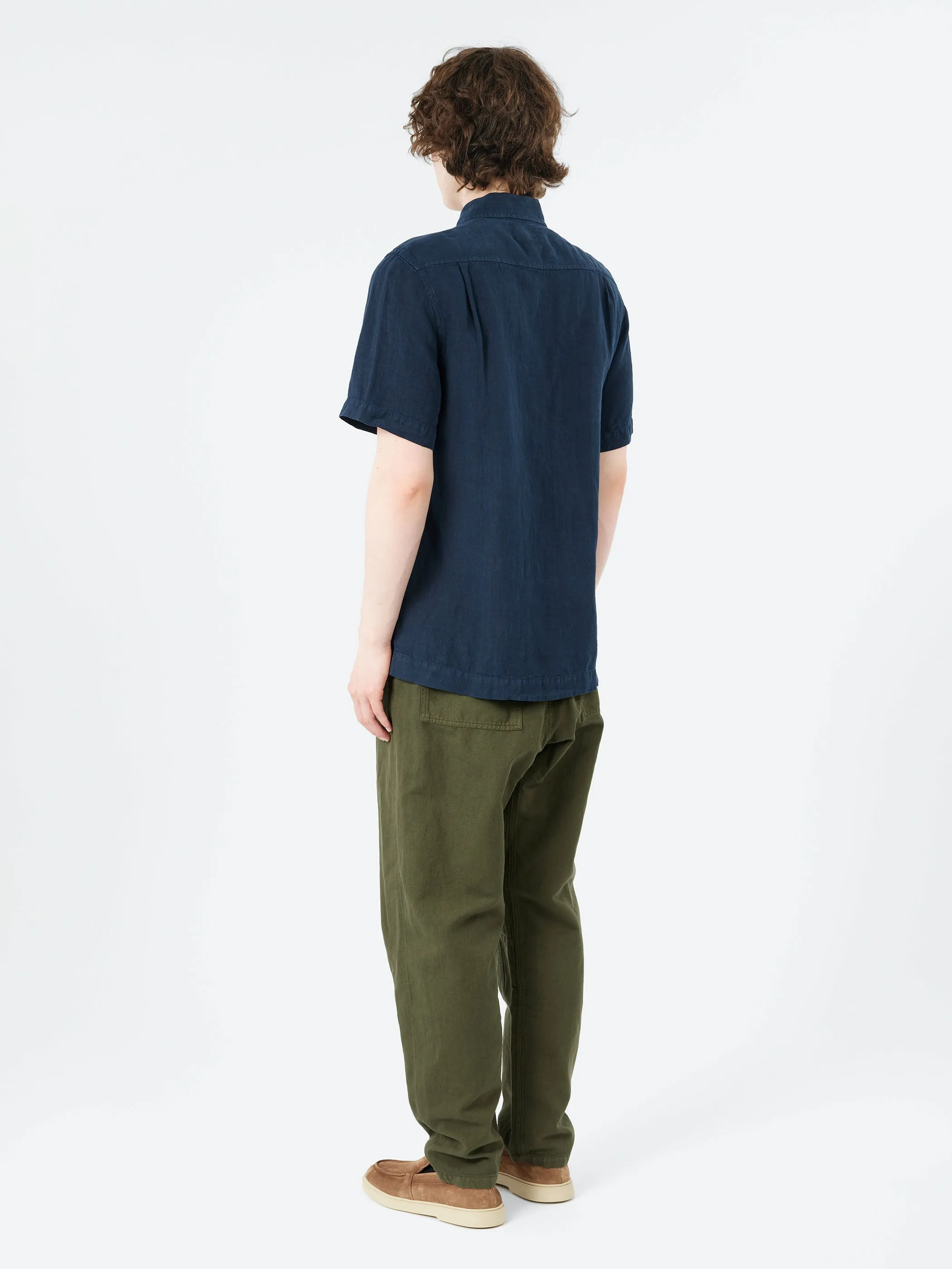 Linen Short Sleeve Shirt sold by gravitypope product image thumbnail 3