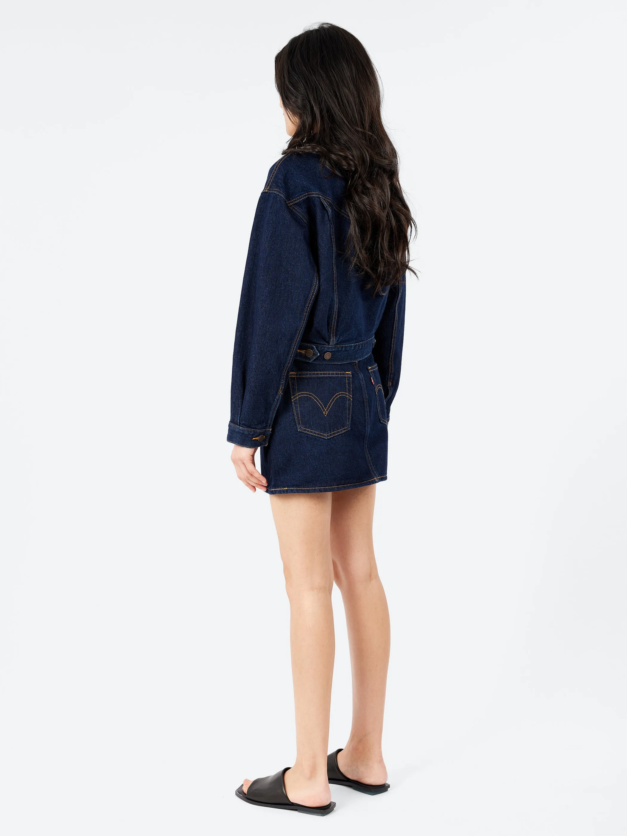 Shrunken 90s Western Trucker Jacket sold by gravitypope product image thumbnail 3