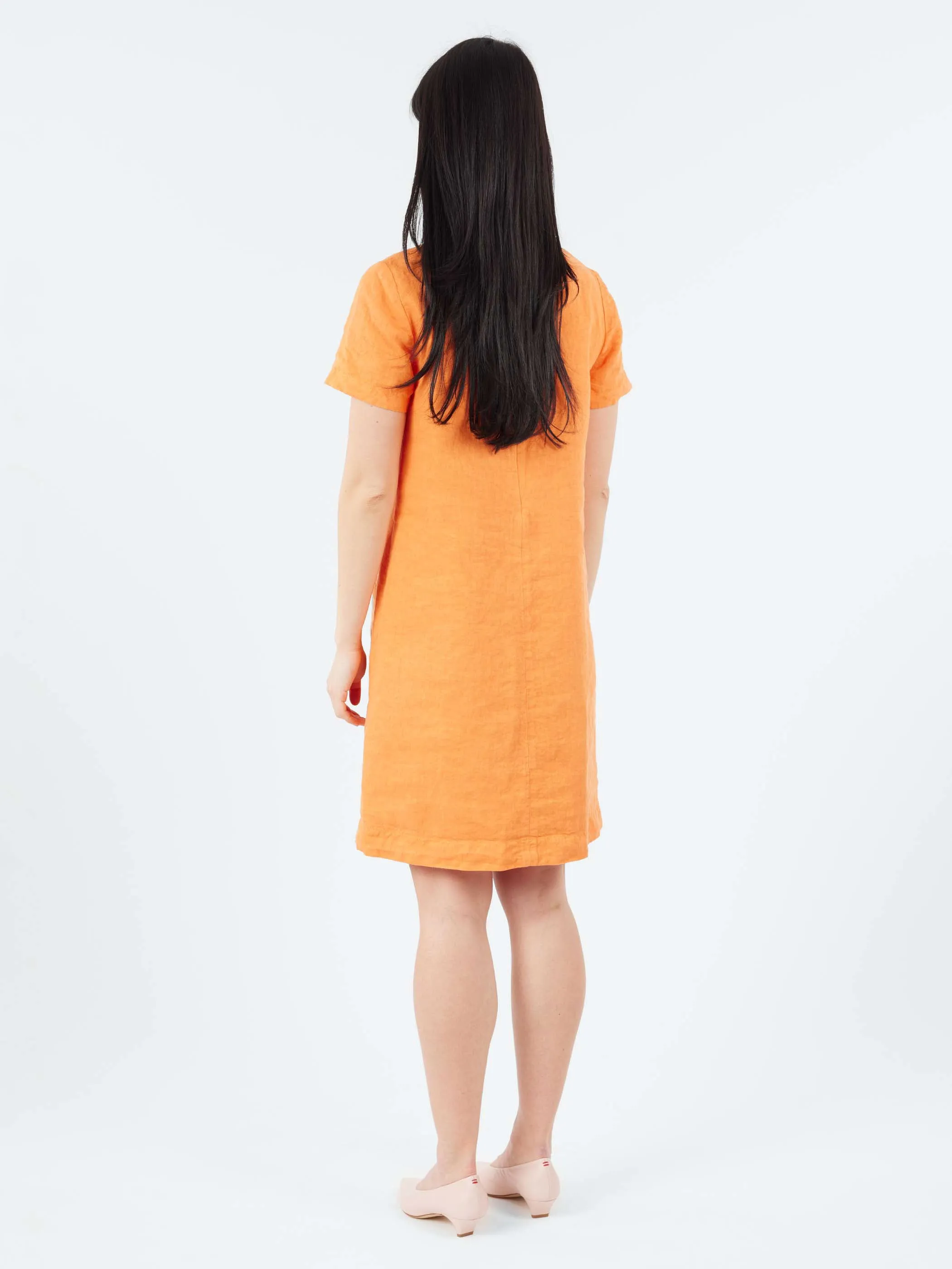Slub Linen Short Dress sold by gravitypope product image thumbnail 3