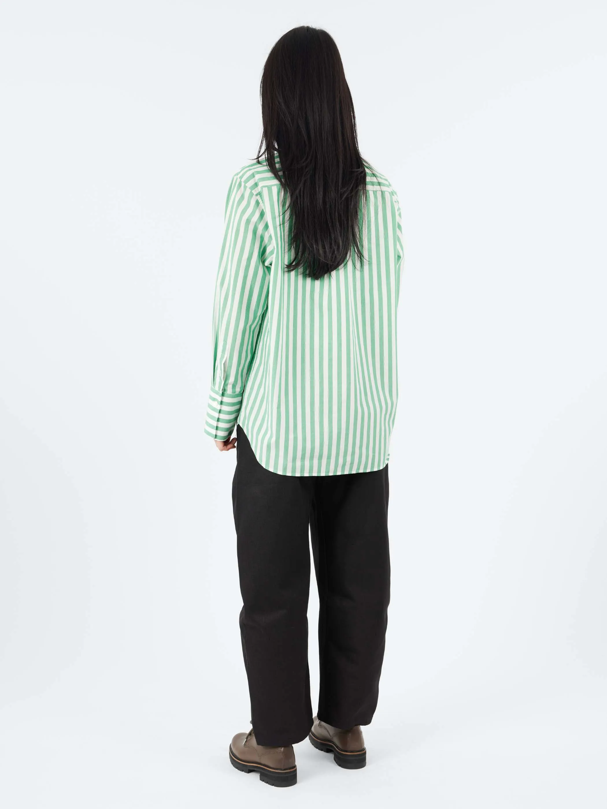Vertical Striped Poplin Shirt sold by gravitypope product image thumbnail 3