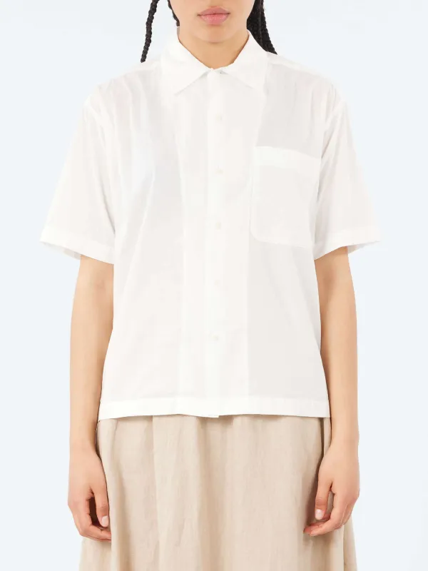 SHIRT09LP Short Sleeve Poplin Shirt made by Merz B. Schwanen