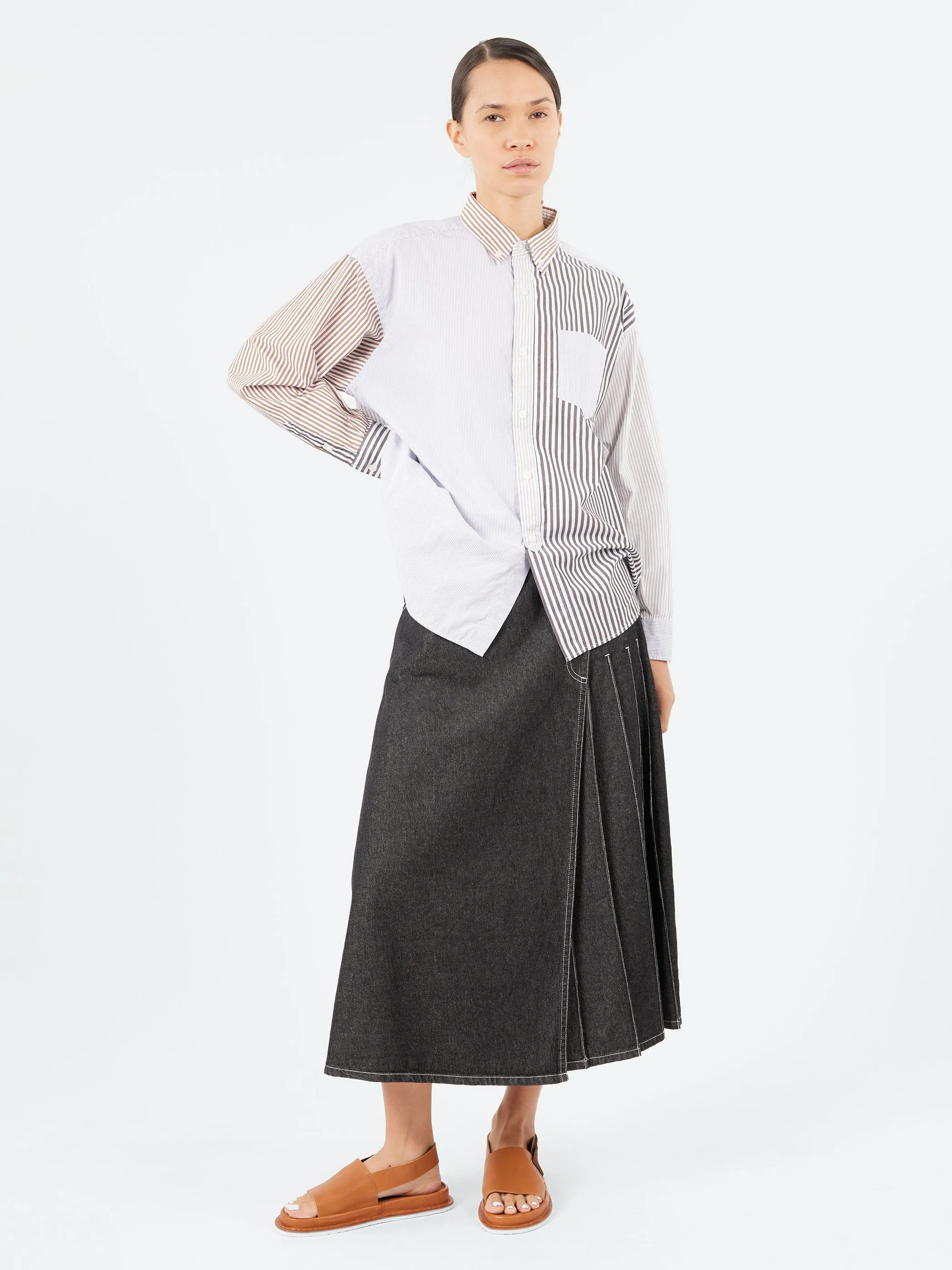 Pleated Wrap Skirt sold by gravitypope product image thumbnail 2