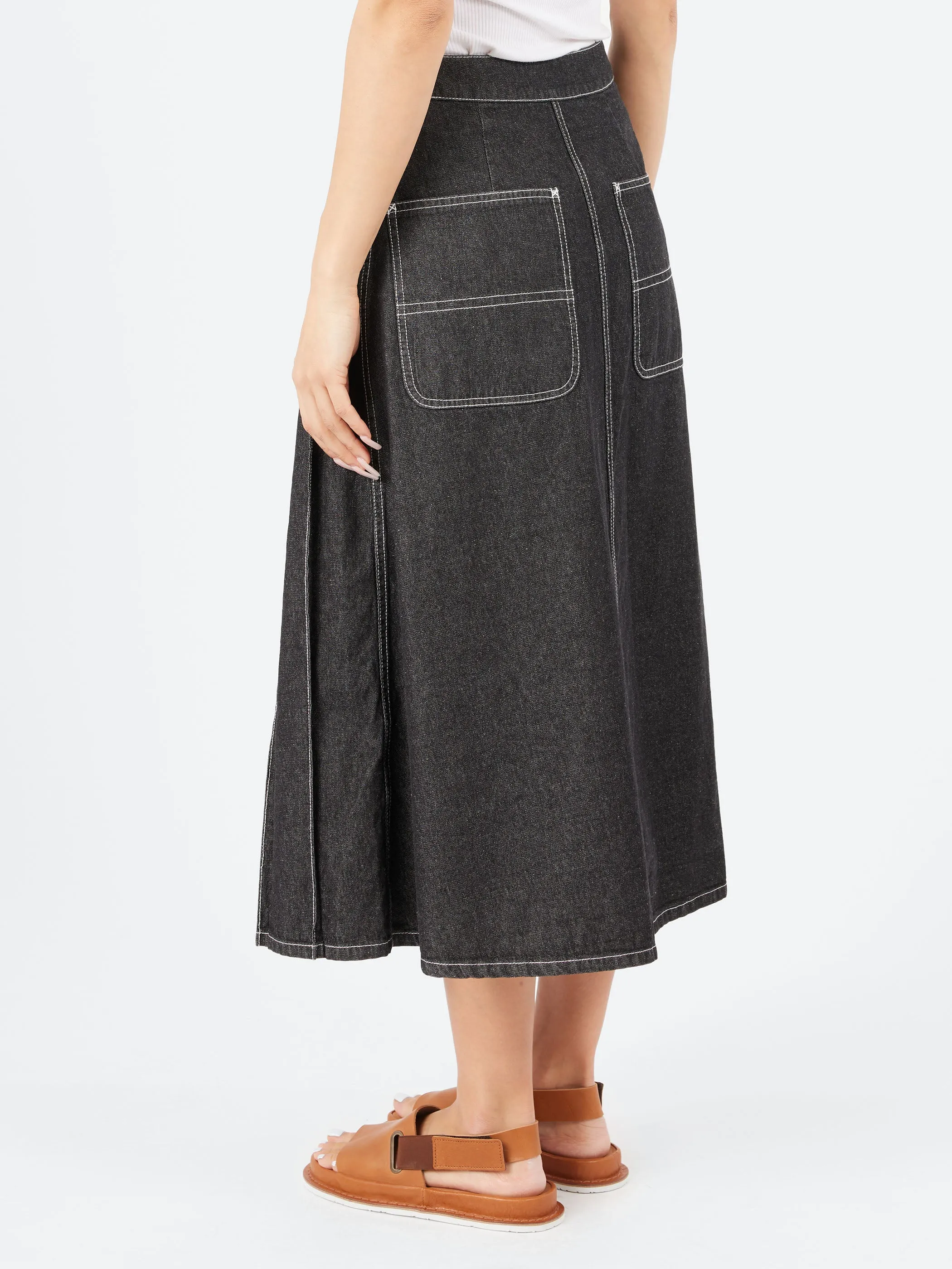 Pleated Wrap Skirt sold by gravitypope product image thumbnail 3