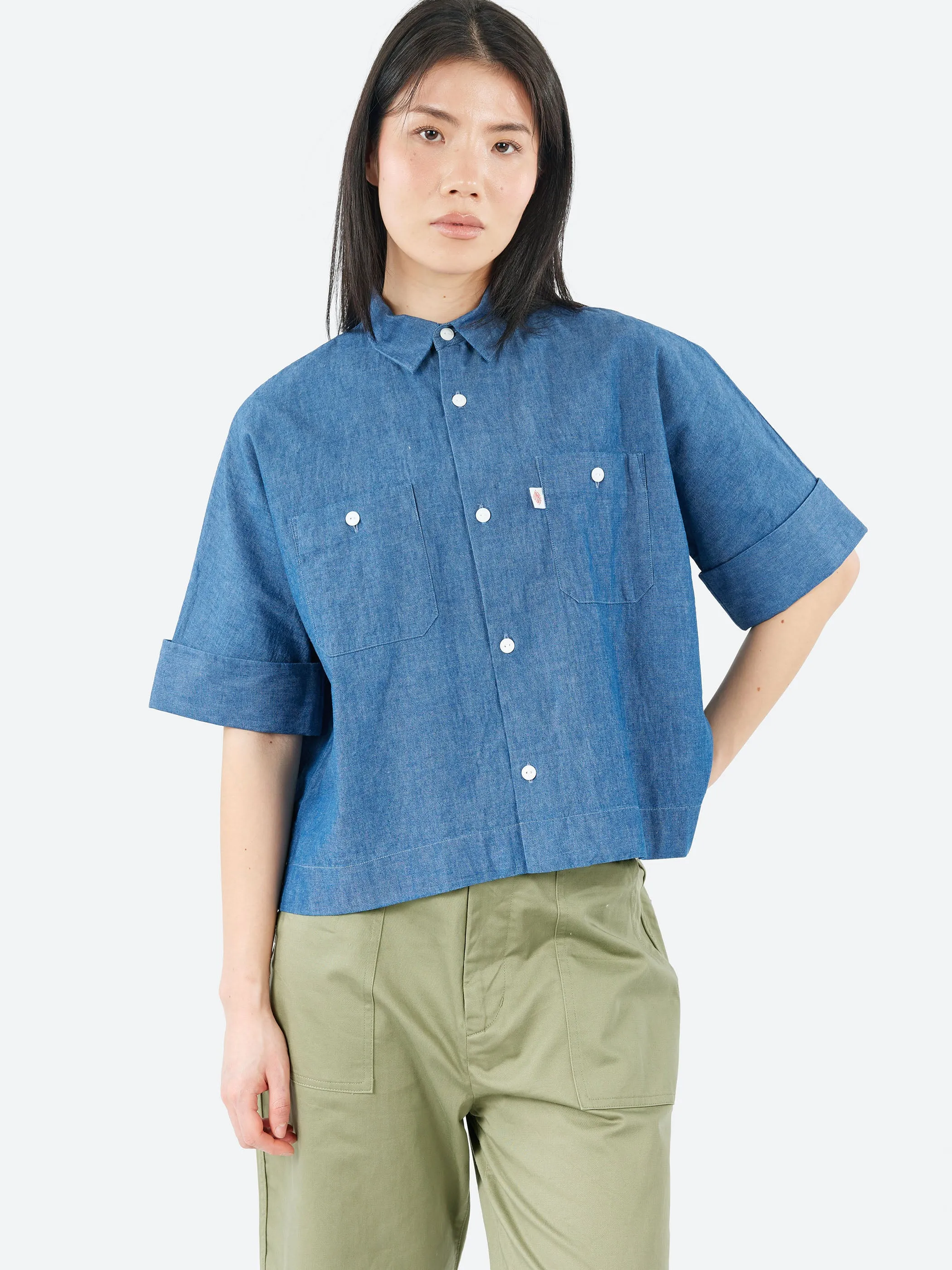 Short Sleeve Work Shirt sold by gravitypope product image thumbnail 4