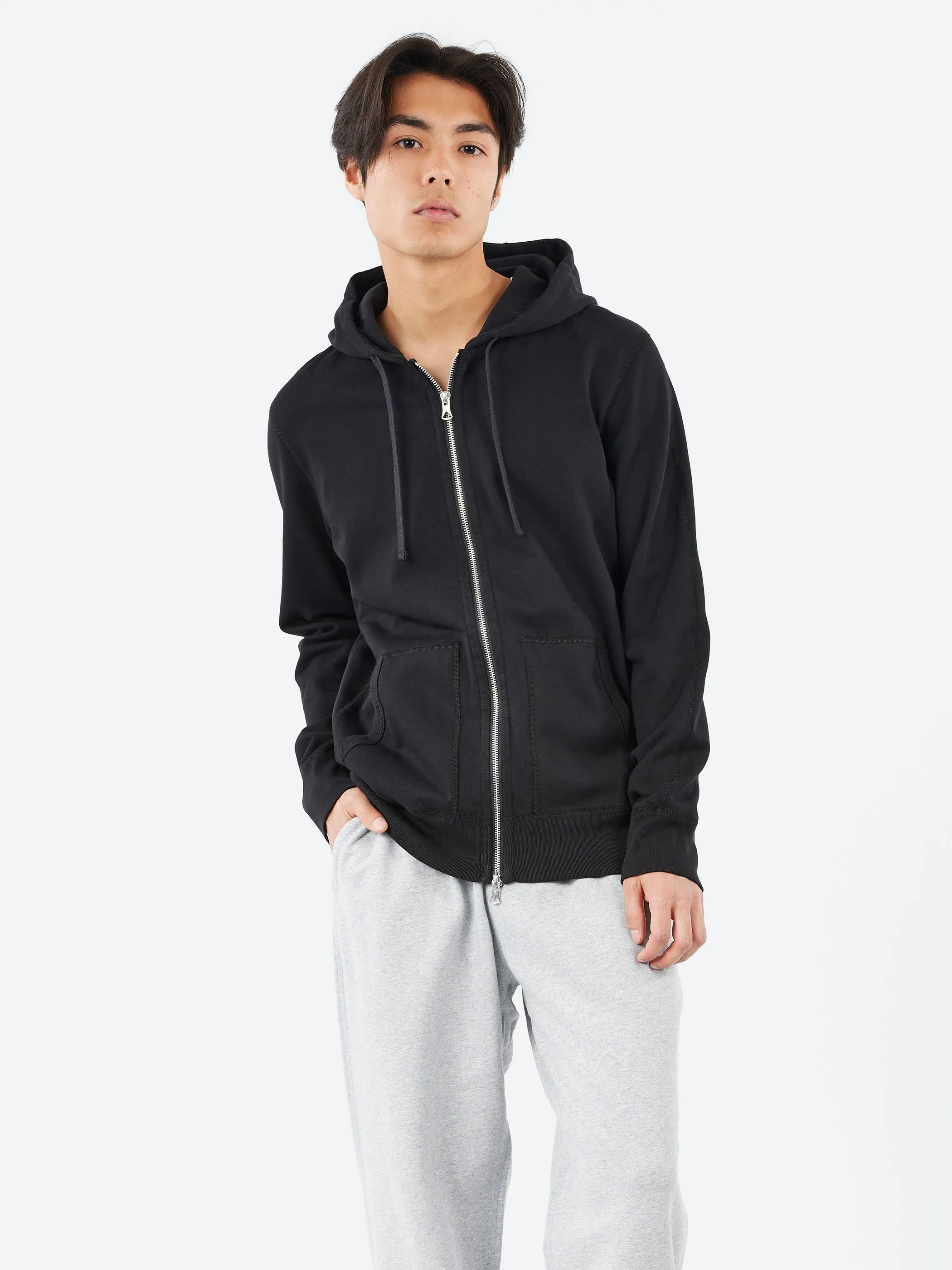 Lightweight Terry Slim Zip Hoodie sold by gravitypope product image thumbnail 2