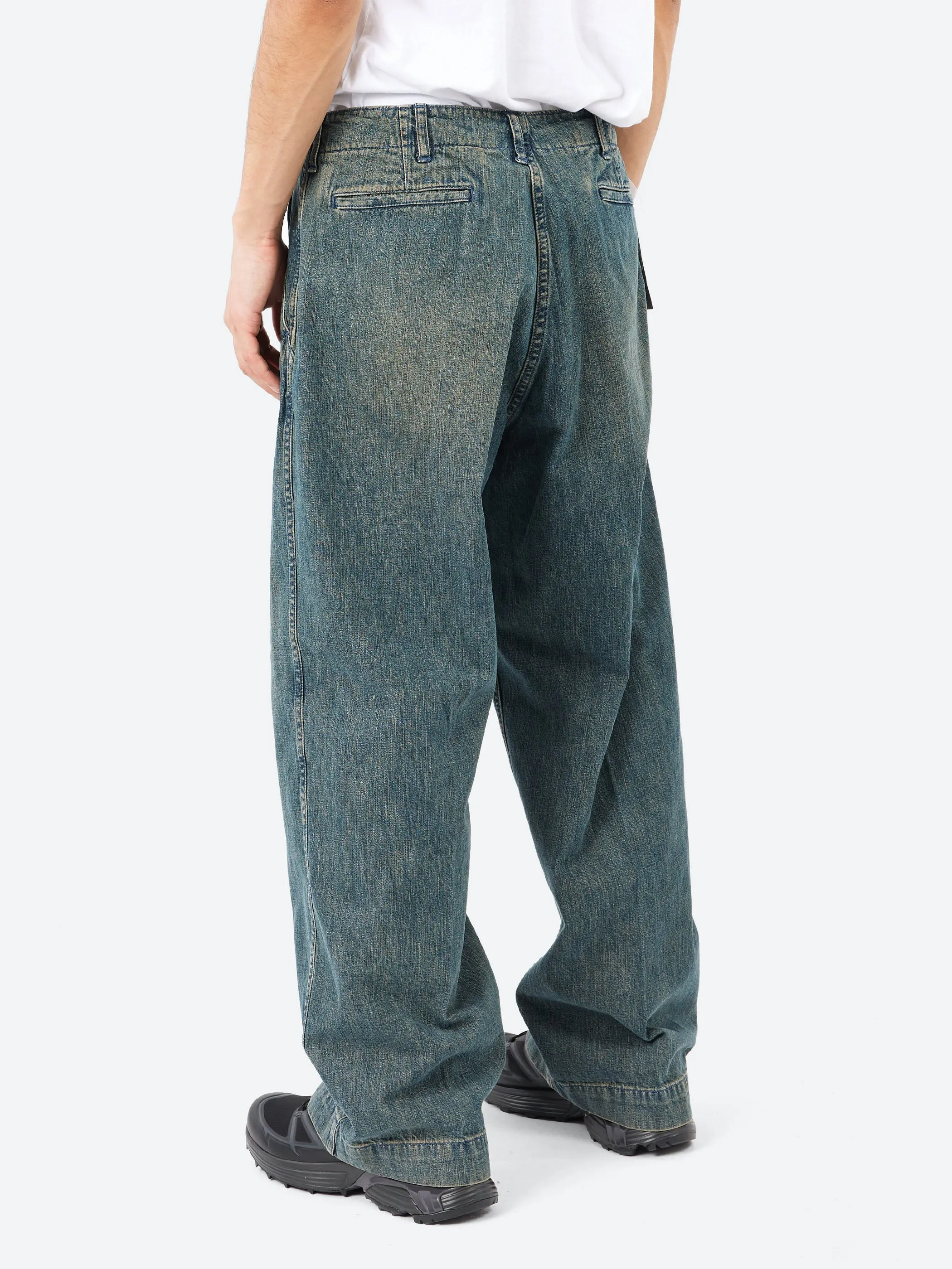 Denim MIL Trouser sold by gravitypope product image thumbnail 4