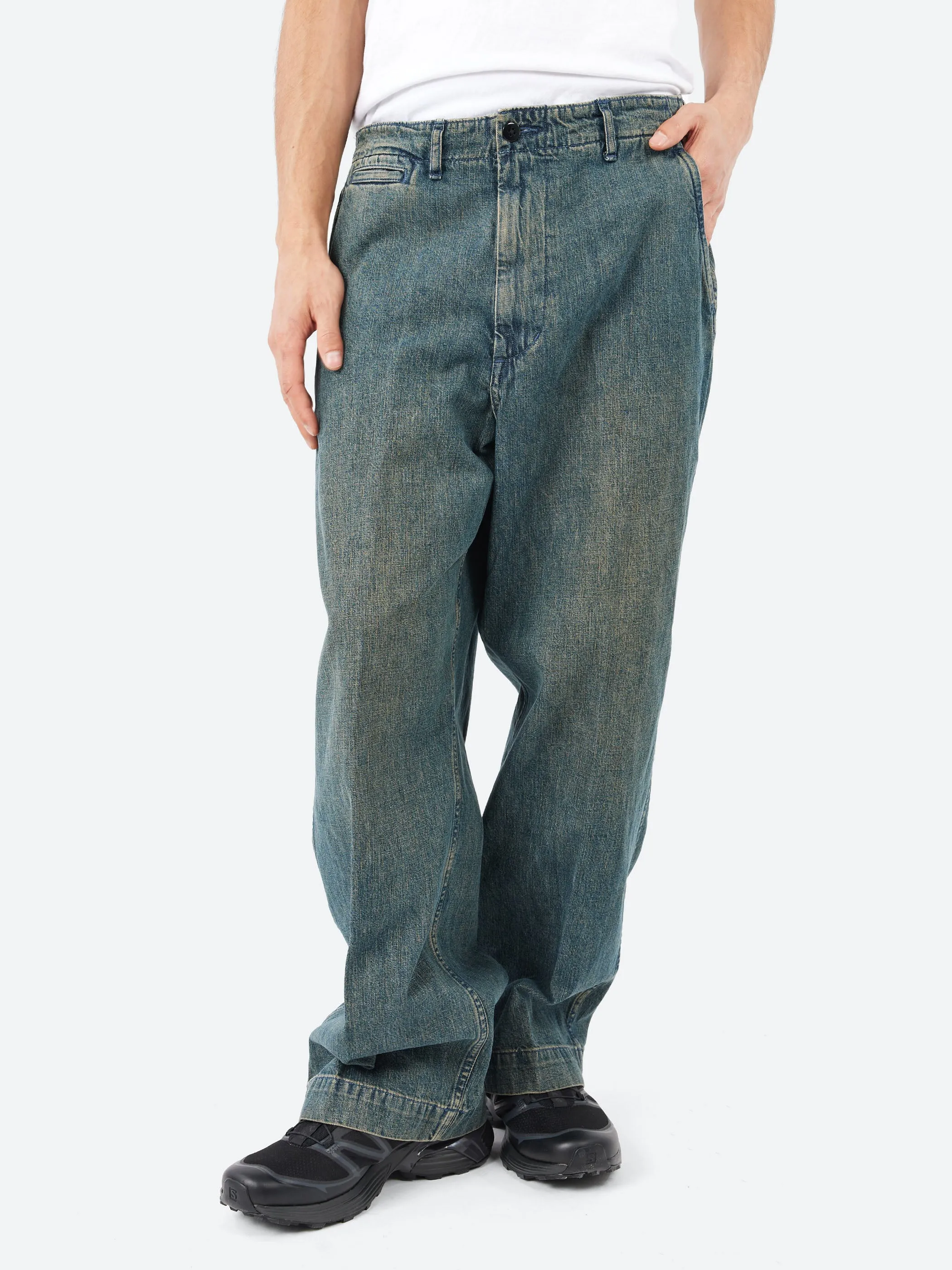 Denim MIL Trouser sold by gravitypope product image thumbnail 3