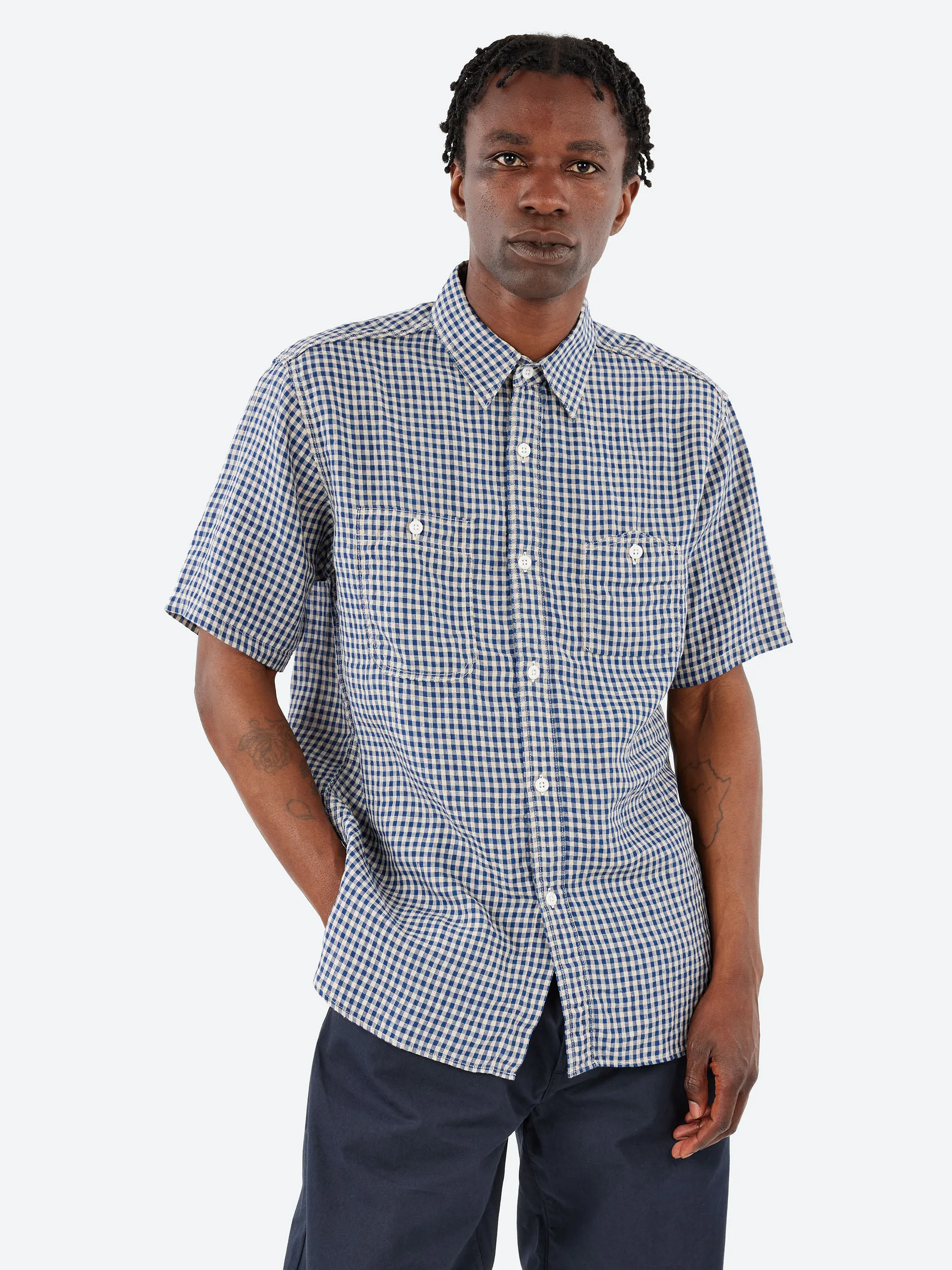 WORK Short Sleeve Linen sold by gravitypope product image thumbnail 4