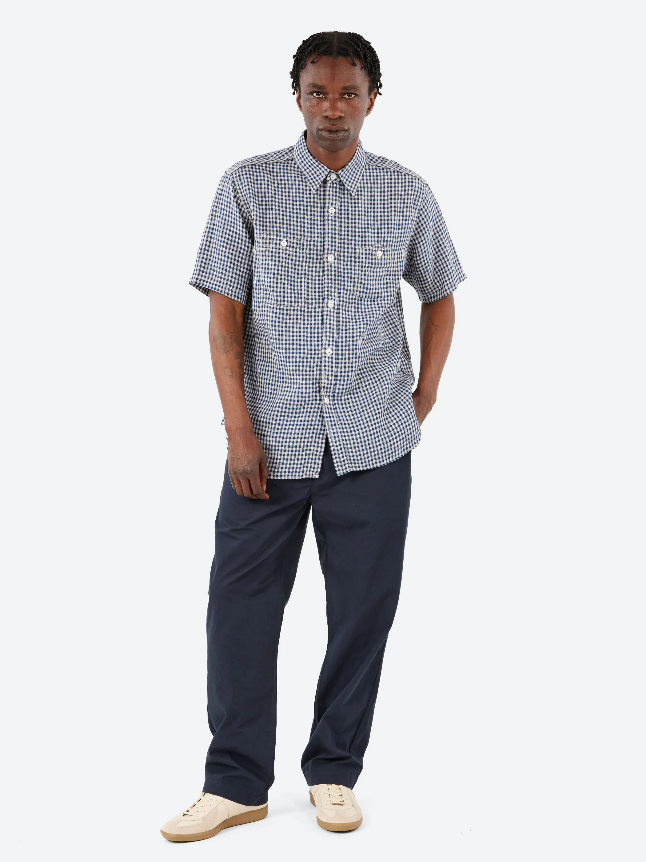WORK Short Sleeve Linen sold by gravitypope product image thumbnail 2