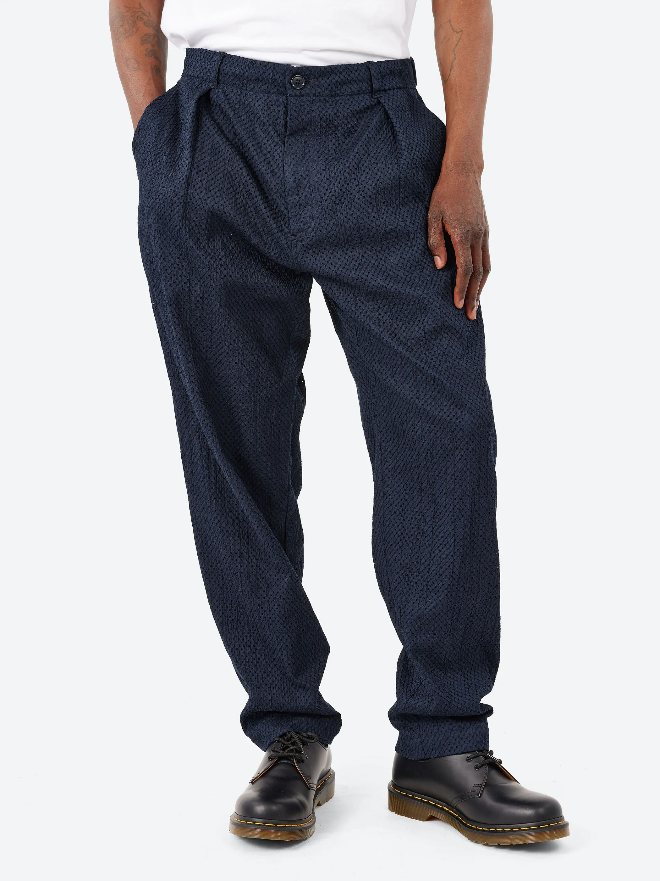 Meyer Lace Tucked Straight Pants sold by gravitypope product image thumbnail 3