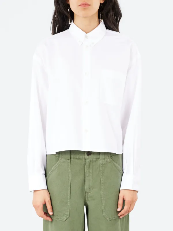 Sophia Button Down Logo Shirt made by gravitypope