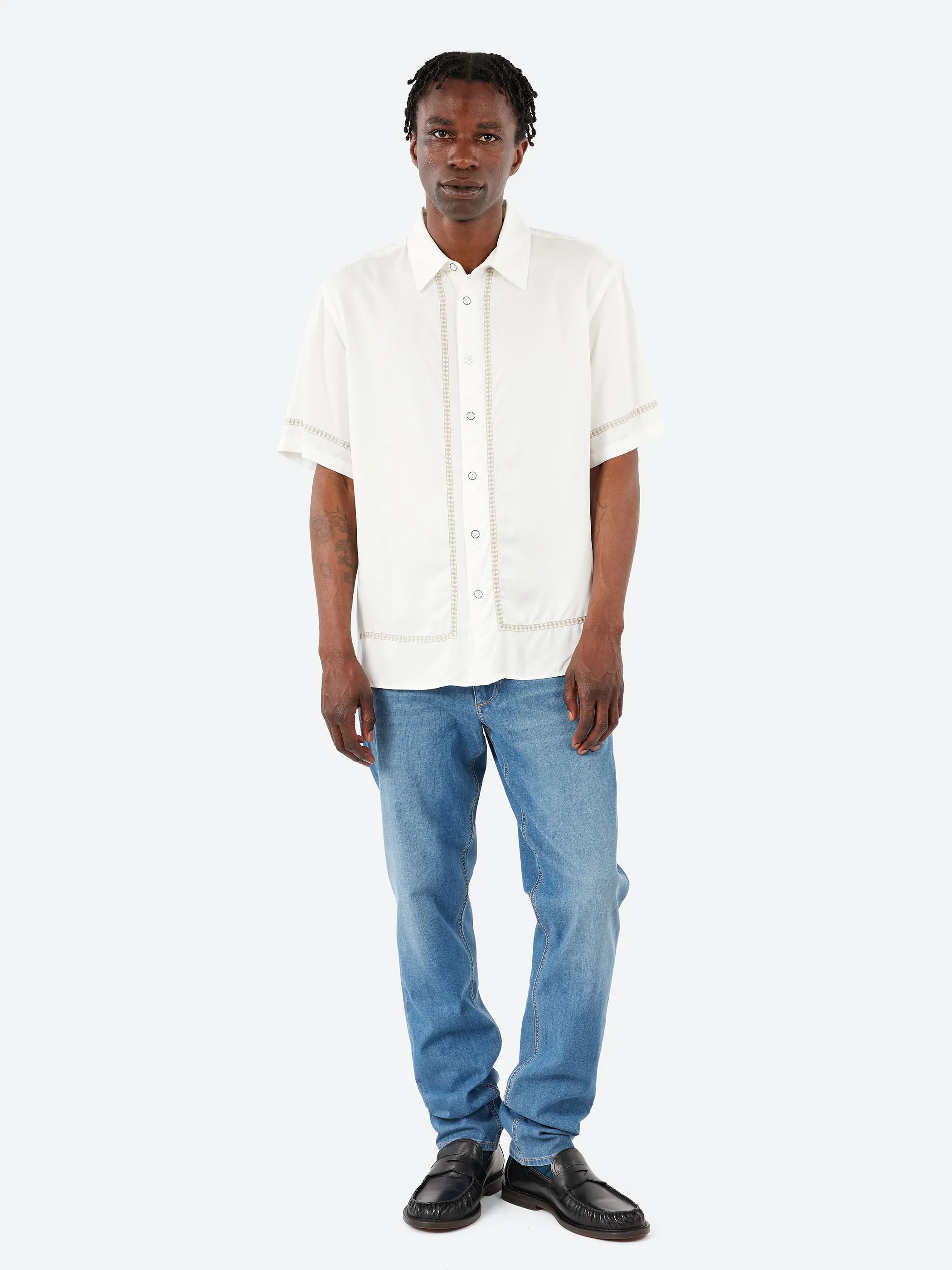 Dalton Embroidered Shirt sold by gravitypope product image thumbnail 2