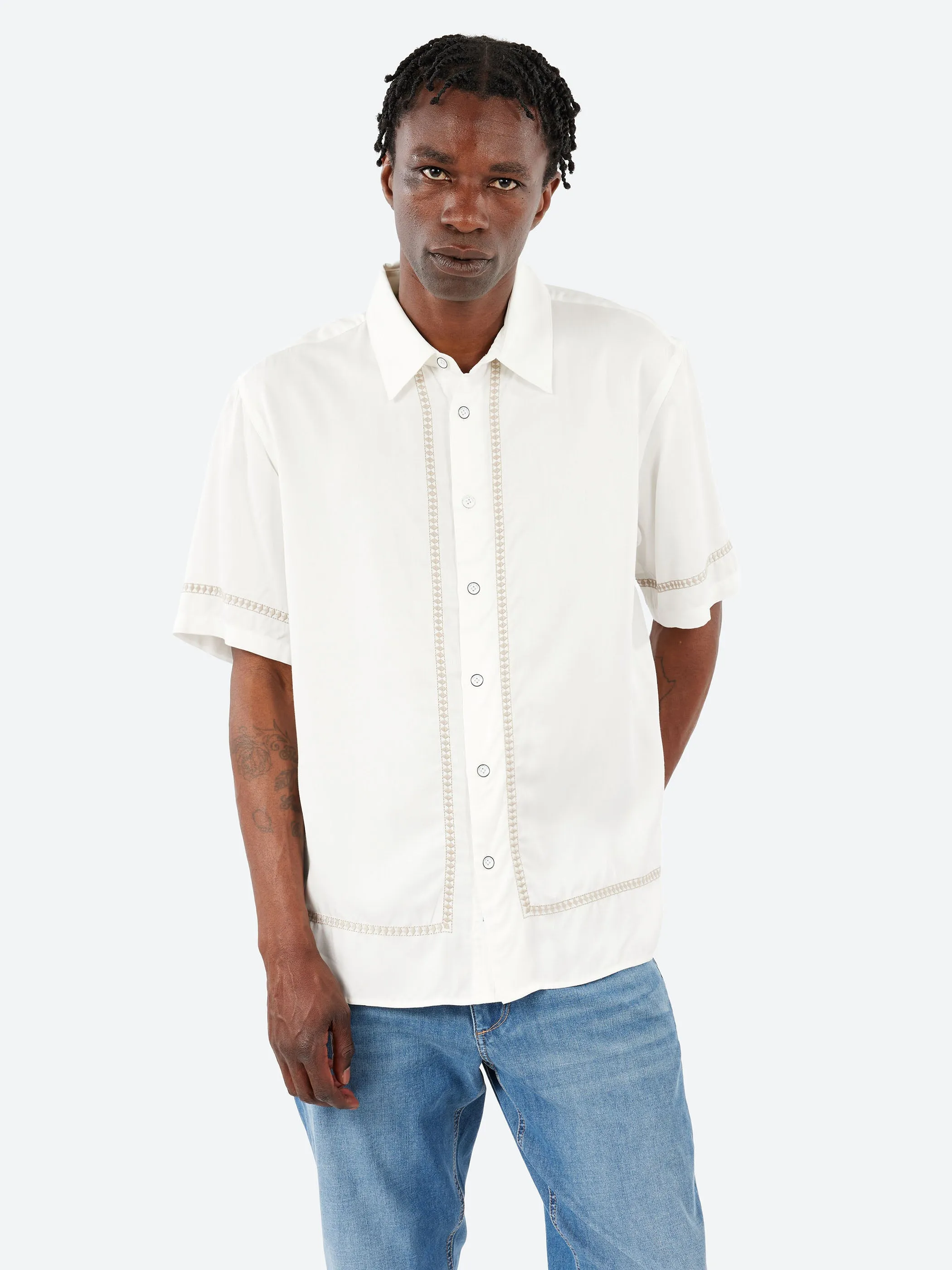 Dalton Embroidered Shirt sold by gravitypope product image thumbnail 4