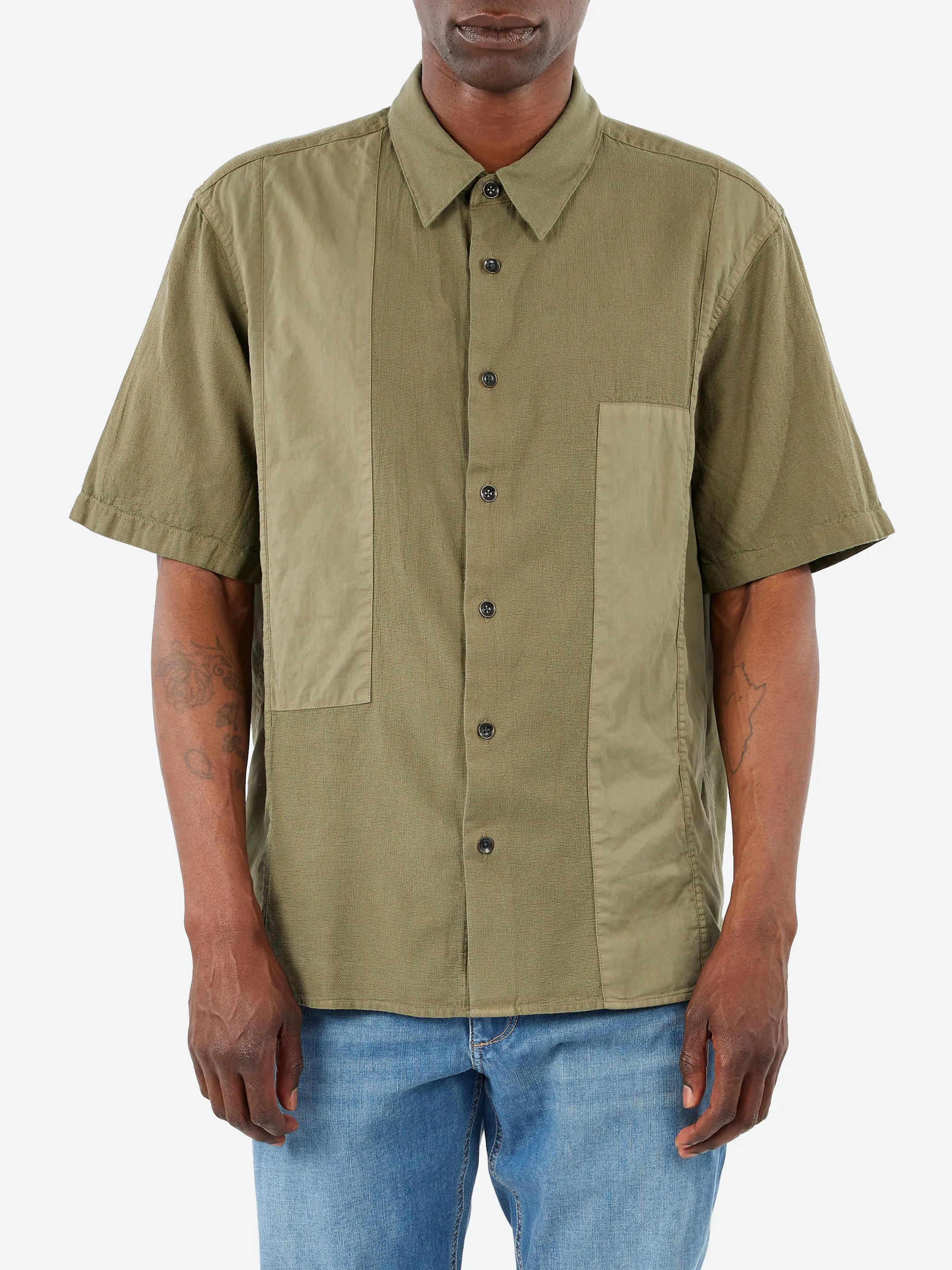 Dalton Patchwork Shirt sold by gravitypope