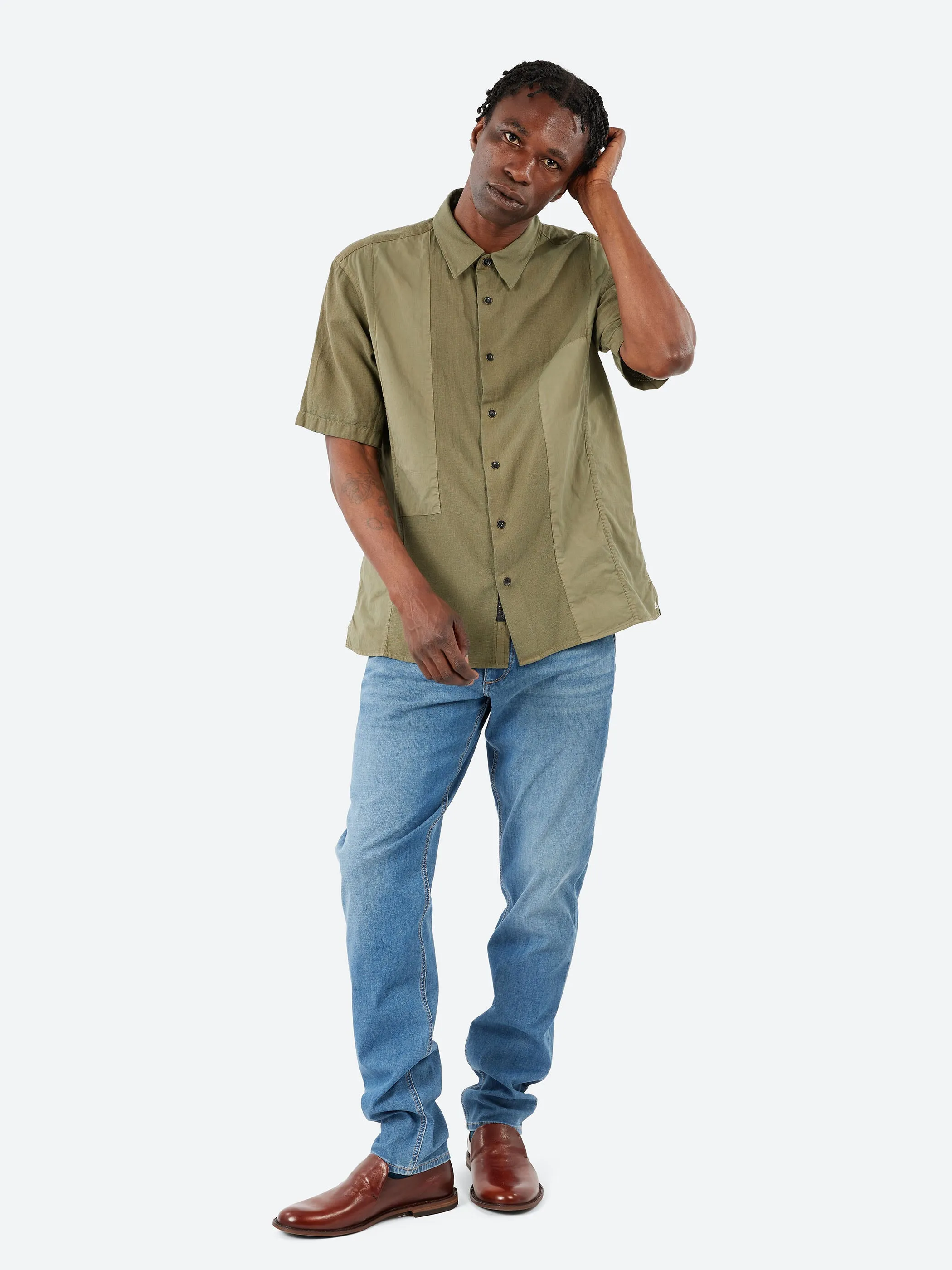 Dalton Patchwork Shirt sold by gravitypope product image thumbnail 2
