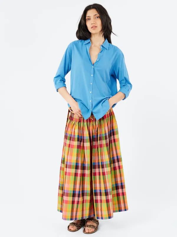 Pleated Check Skirt | Parallel