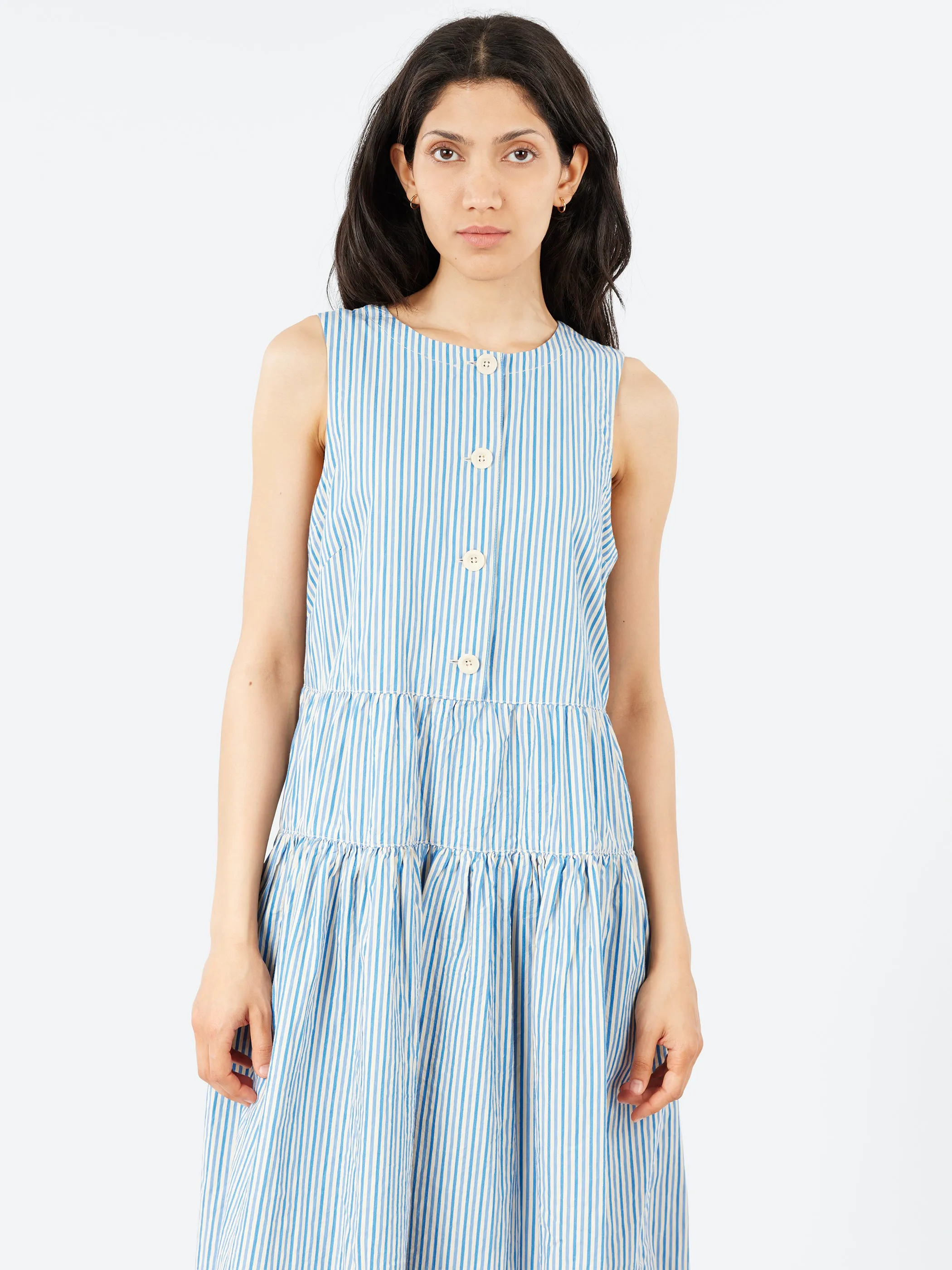 Candy Stripe Pleated Dress sold by gravitypope product image thumbnail 4
