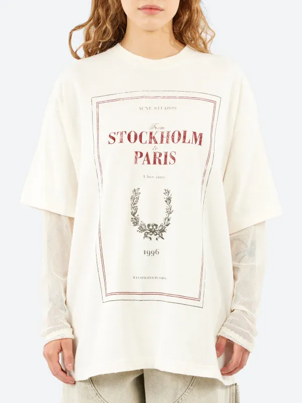 Layered Print T-Shirt sold by gravitypope