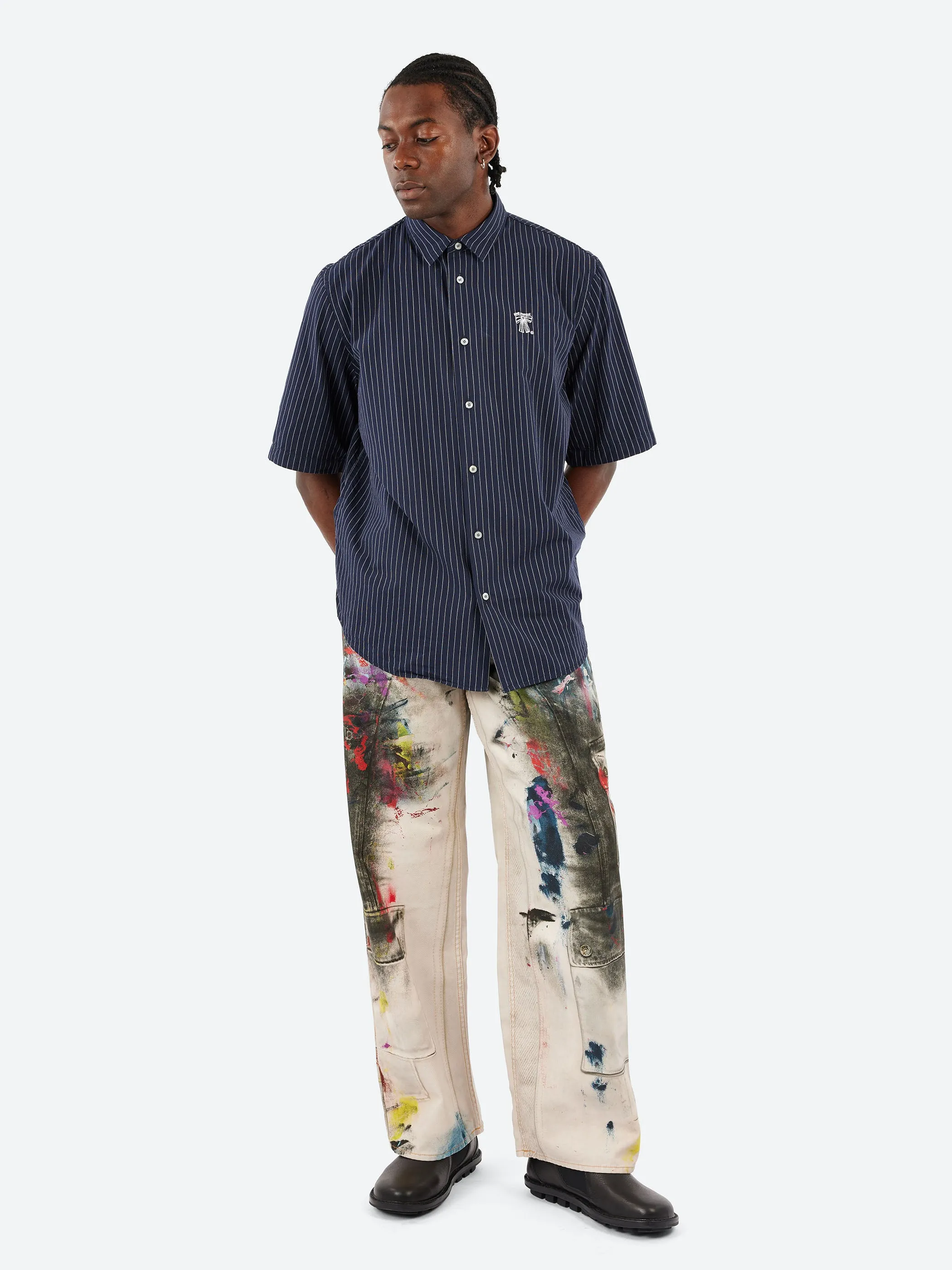 Stripe Button-Up Shirt sold by gravitypope product image thumbnail 2