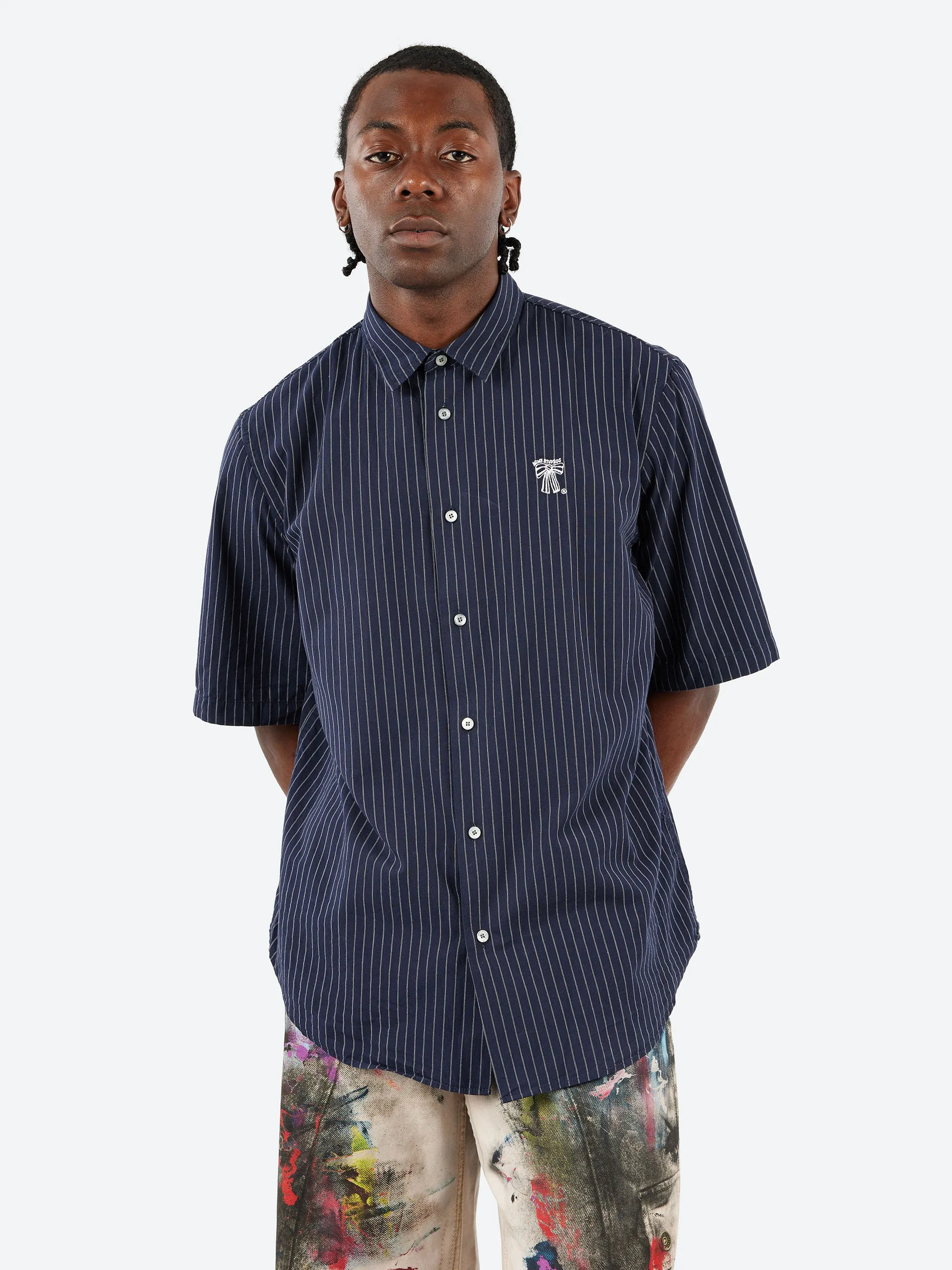 Stripe Button-Up Shirt sold by gravitypope product image thumbnail 4