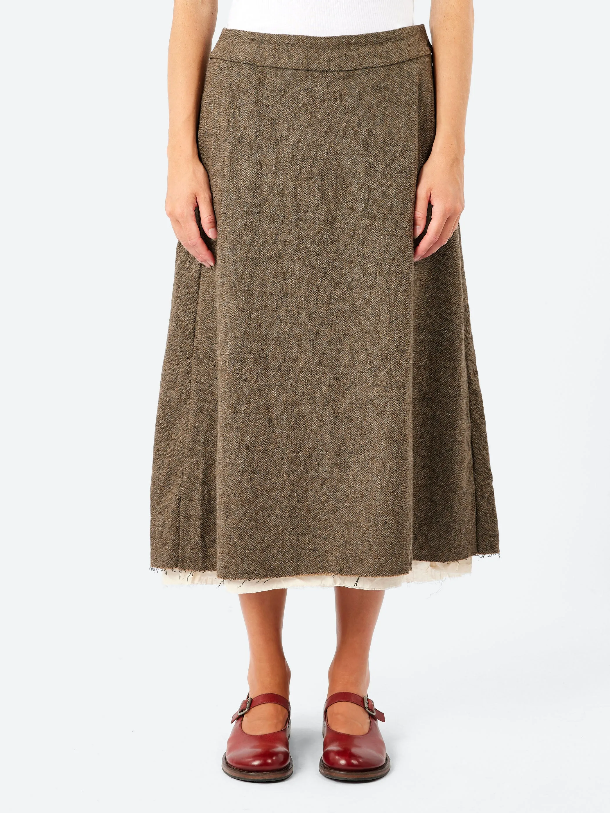 Semi Flared Skirt sold by gravitypope