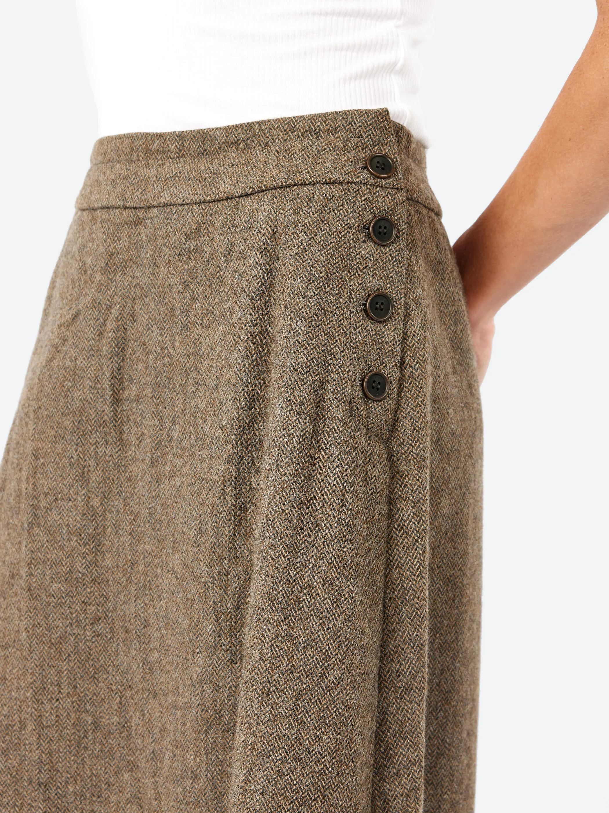 Semi Flared Skirt sold by gravitypope product image thumbnail 5