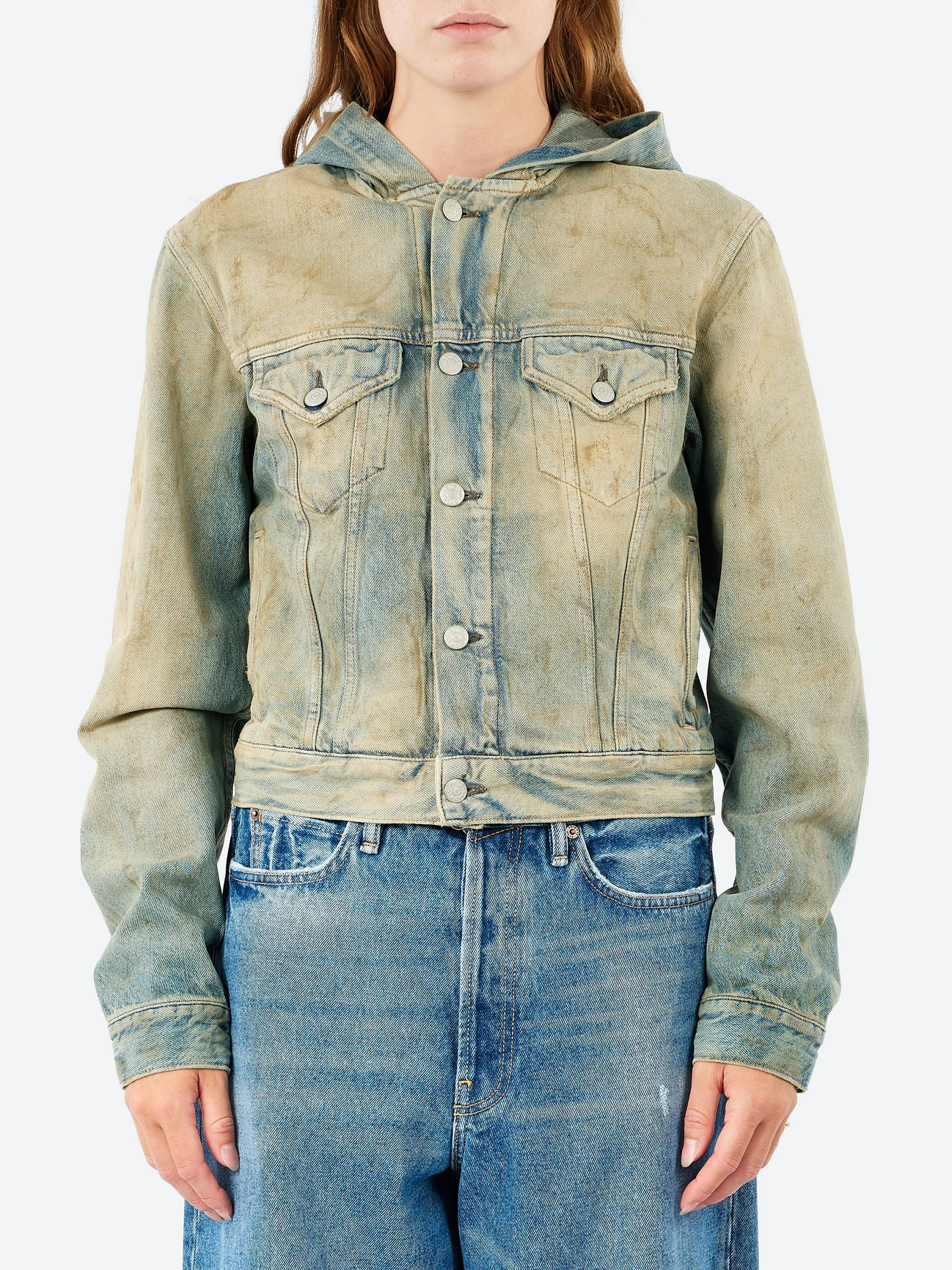 Denim Jacket with Hood sold by gravitypope