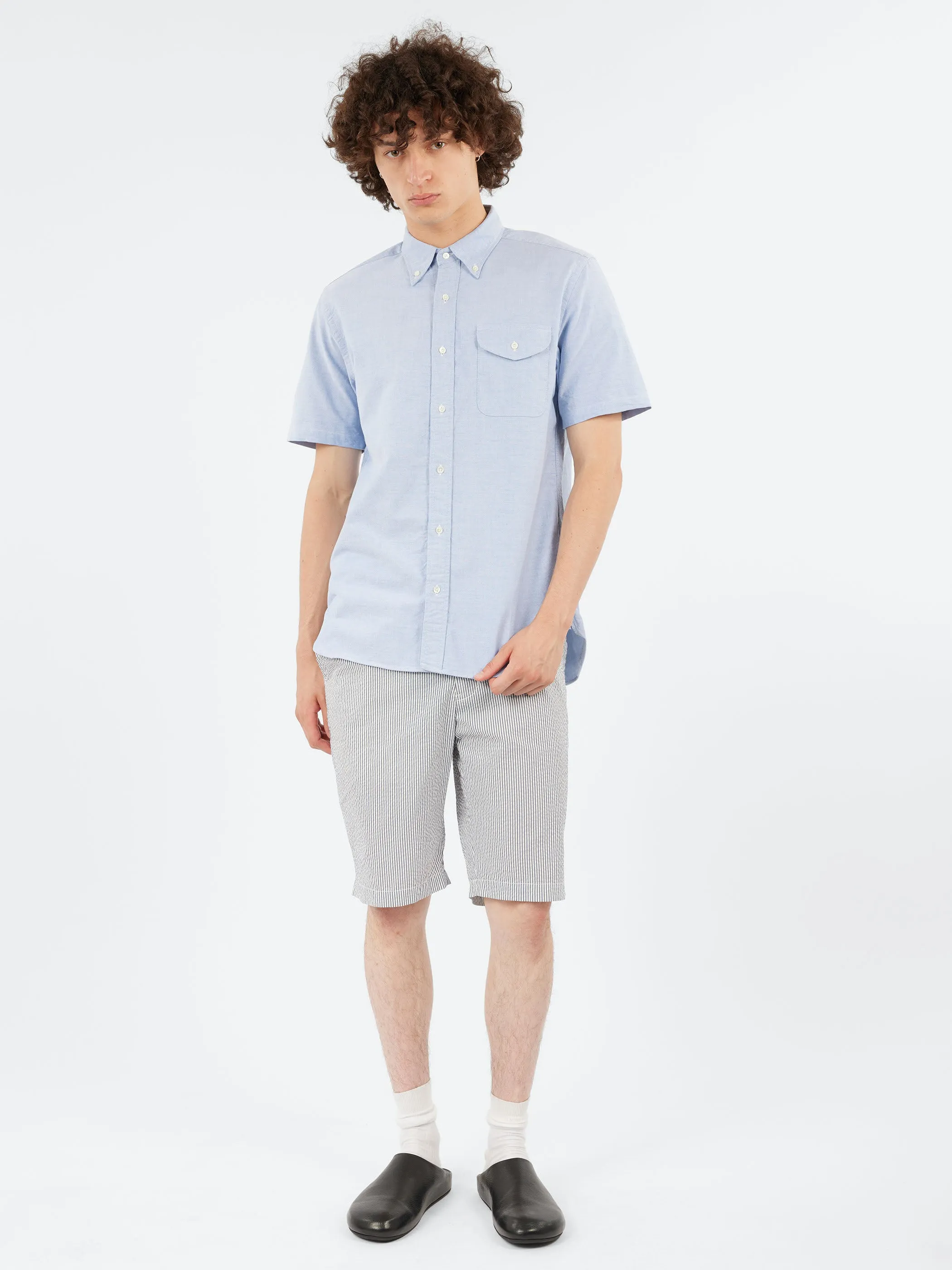 Oxford Short Sleeve Button-Down Shirt sold by gravitypope product image thumbnail 2