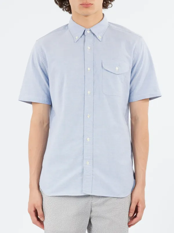 Oxford Short Sleeve Button-Down Shirt sold by gravitypope