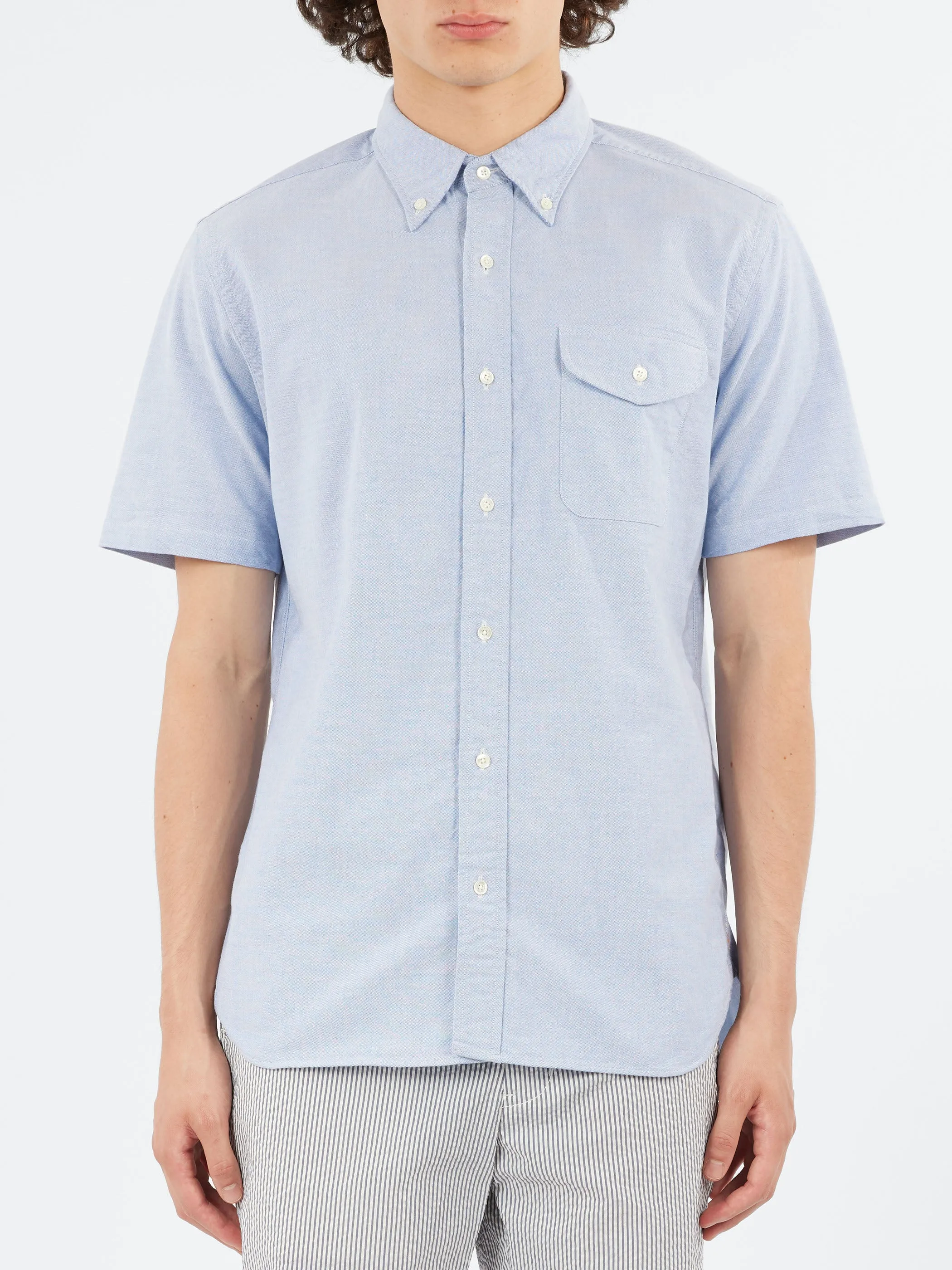 Oxford Short Sleeve Button-Down Shirt sold by gravitypope