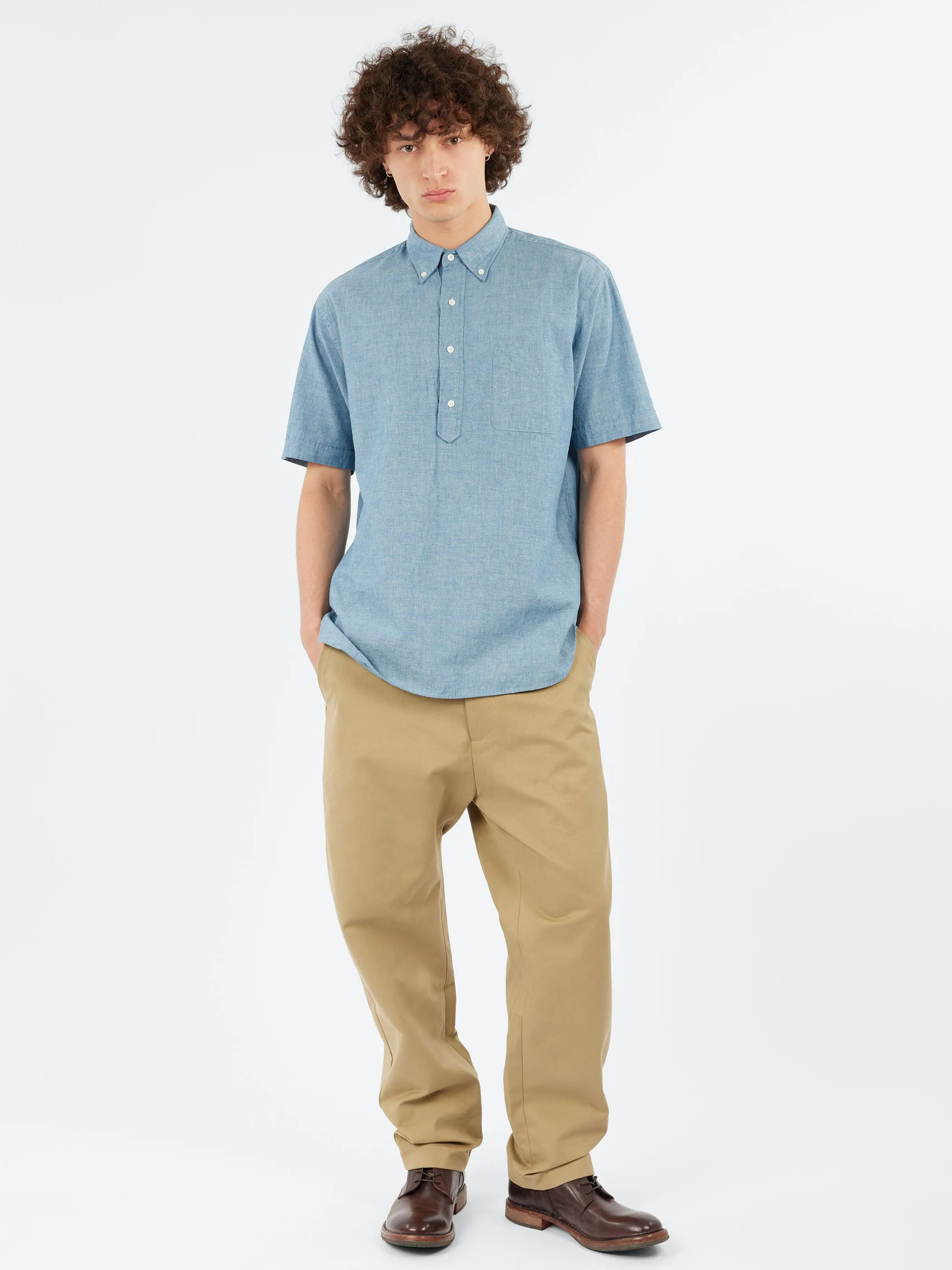 S/S Popover Chambray Shirt sold by gravitypope product image thumbnail 2