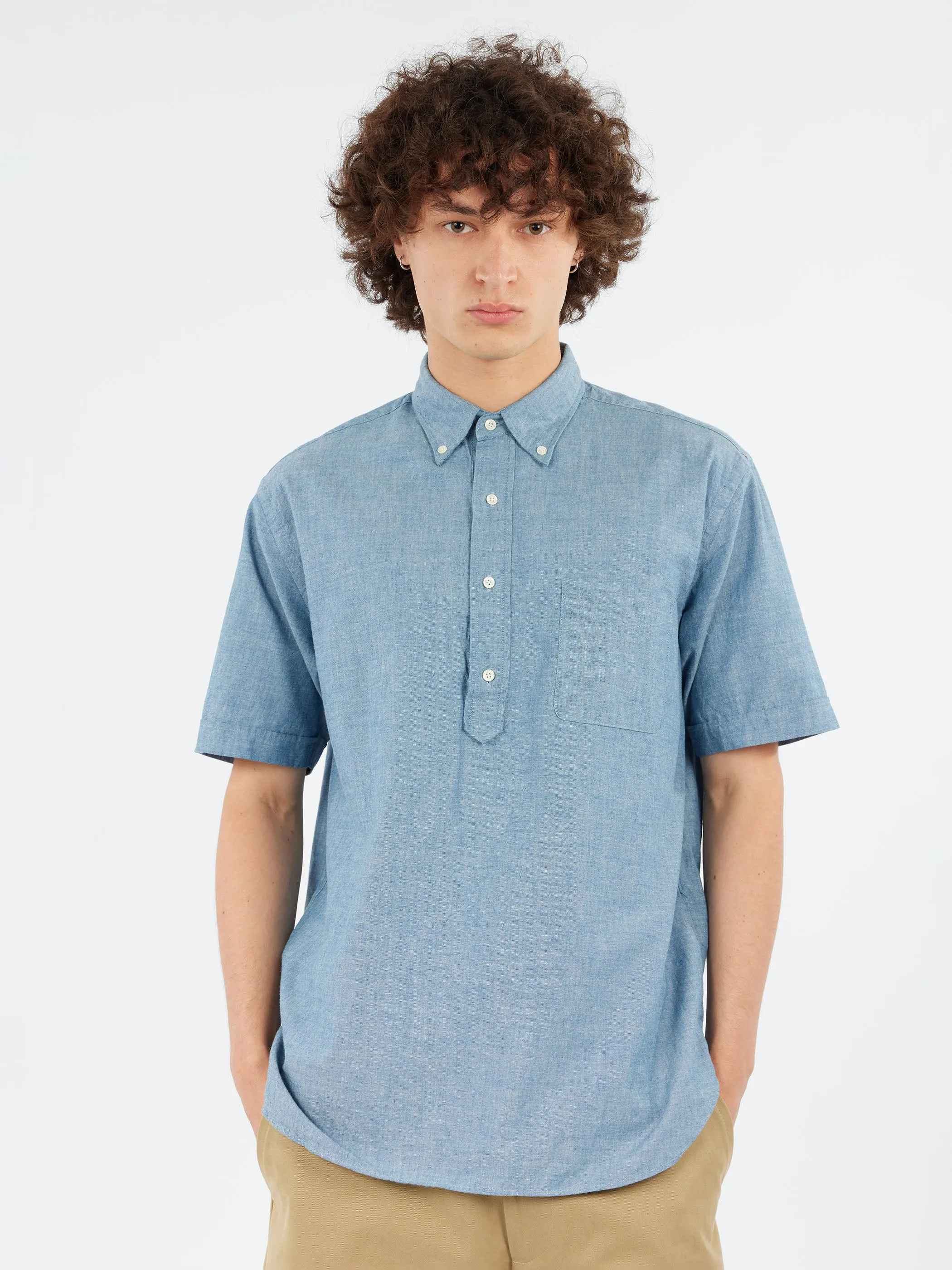 S/S Popover Chambray Shirt sold by gravitypope product image thumbnail 4