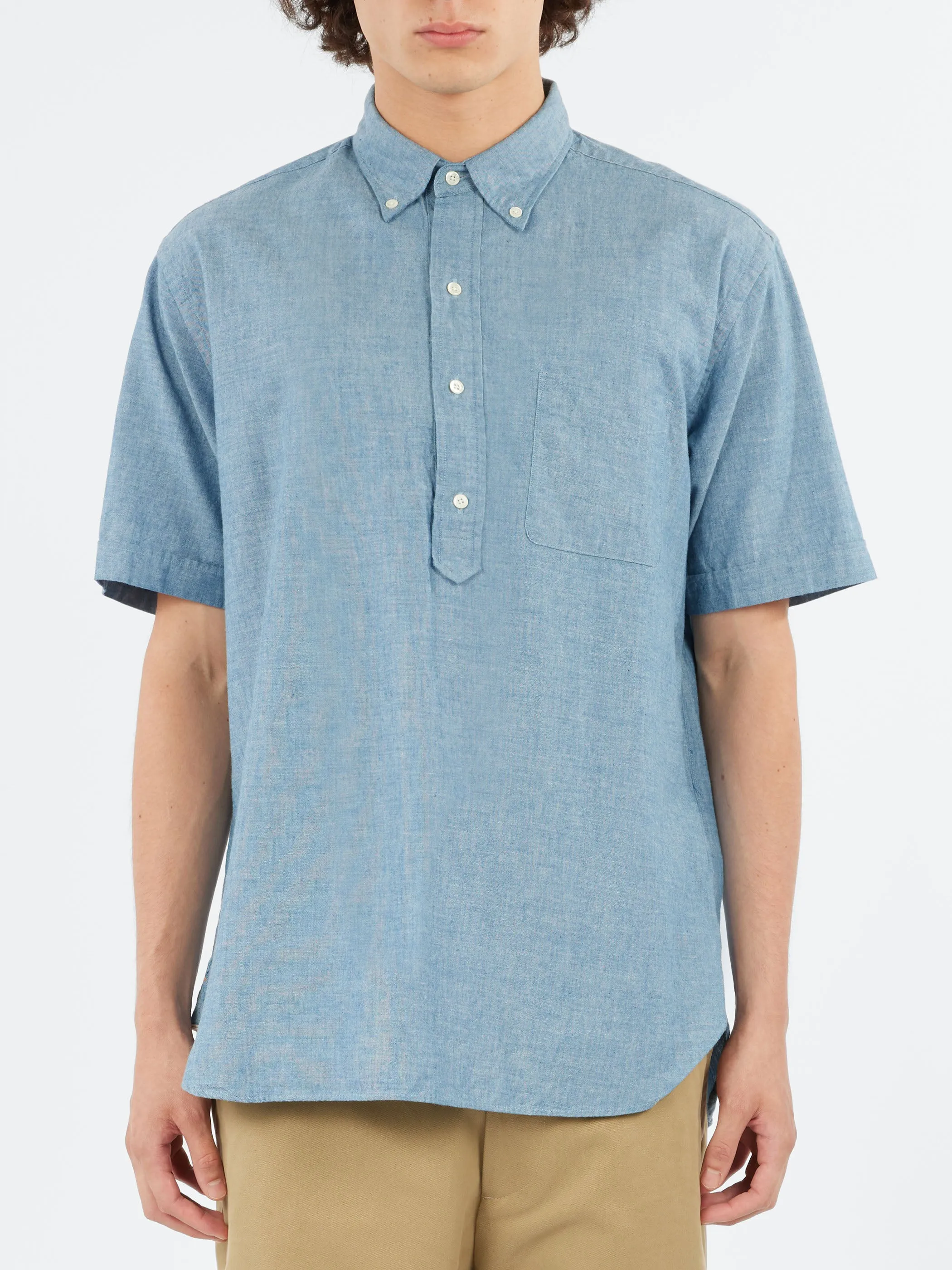 S/S Popover Chambray Shirt sold by gravitypope