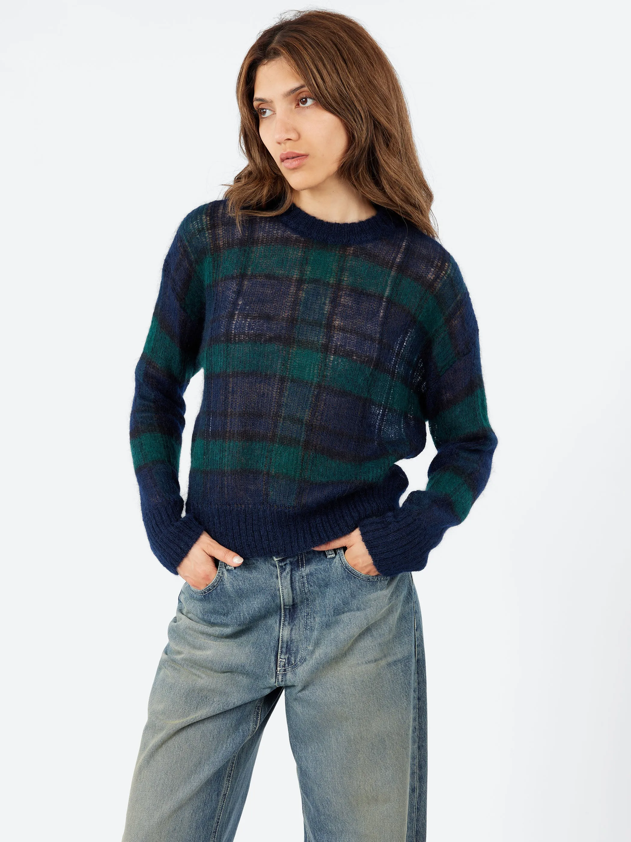 Plaid Crewneck sold by gravitypope product image thumbnail 4