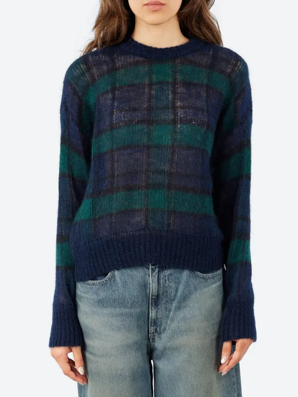Plaid Crewneck sold by gravitypope