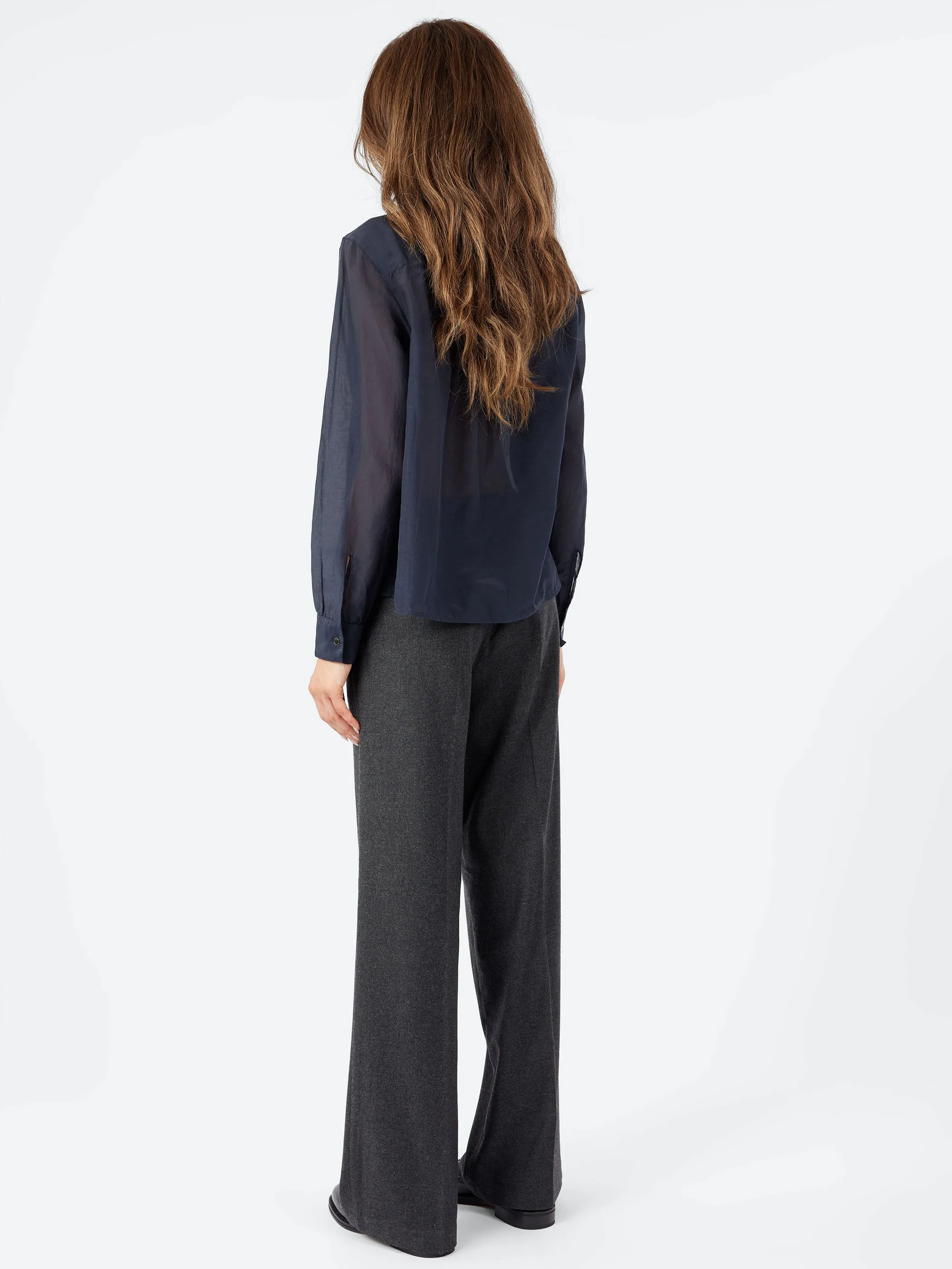 Ruffle Collar Shirt sold by gravitypope product image thumbnail 3