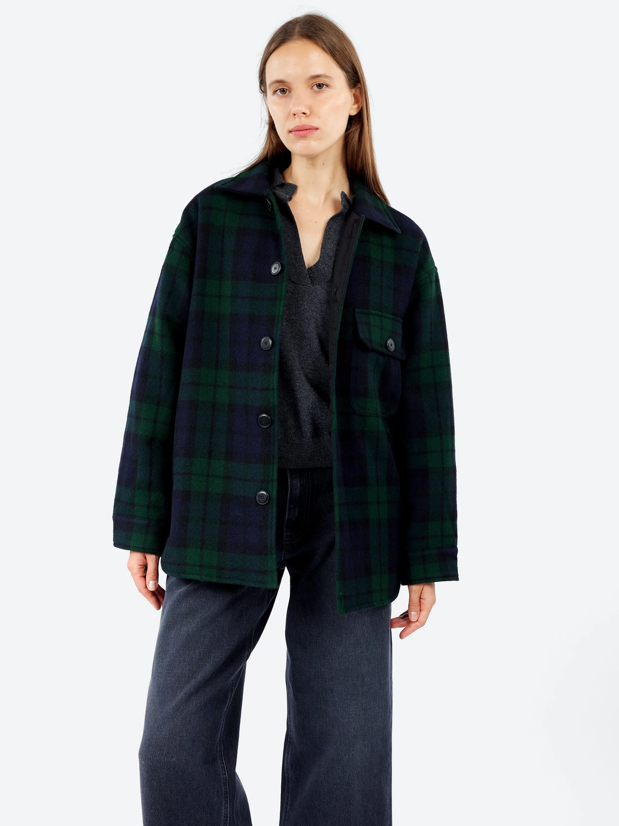 Tartan Shirt Jacket sold by gravitypope product image thumbnail 4