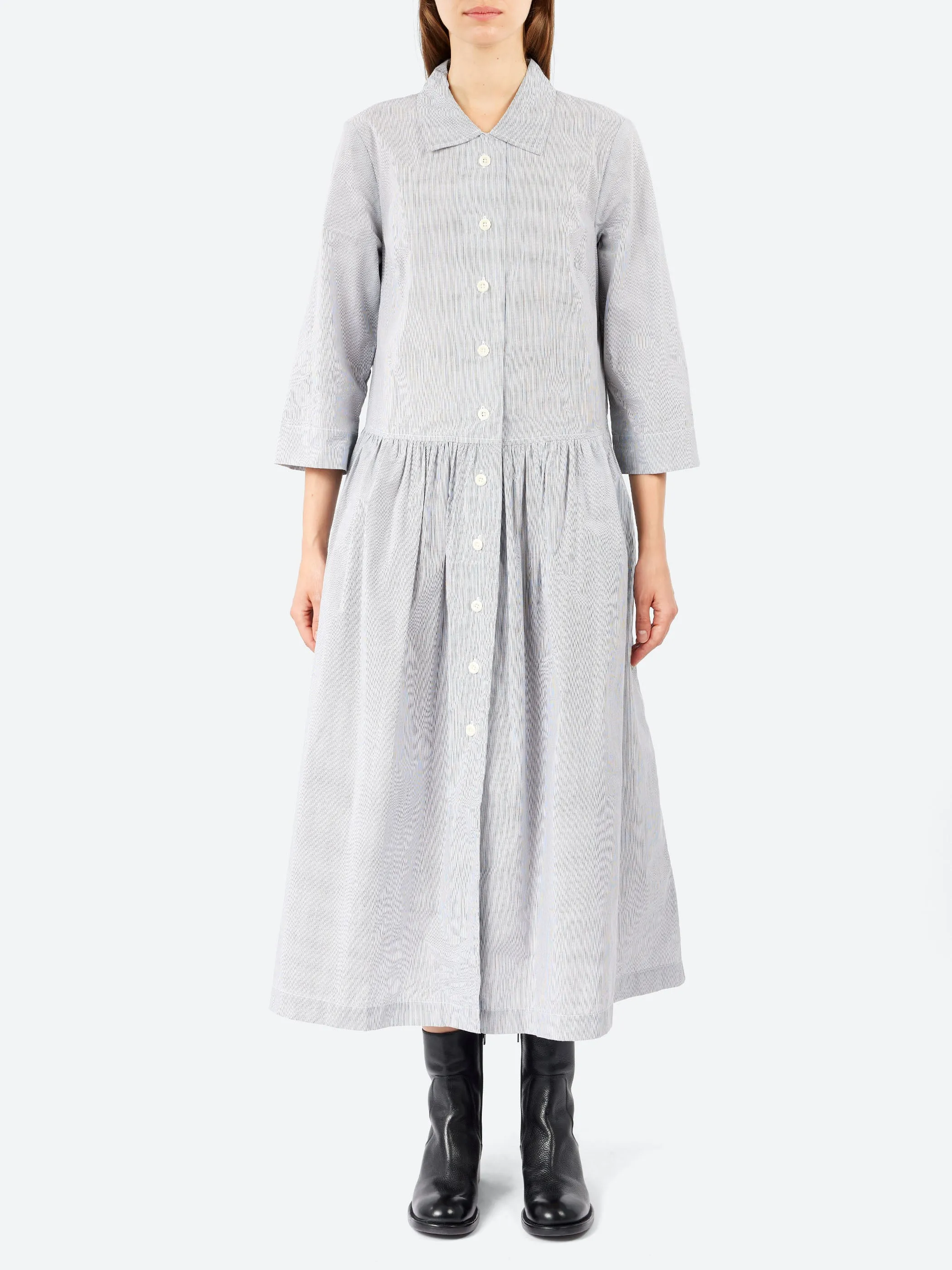 Fine Stripe Shirt Dress sold by gravitypope