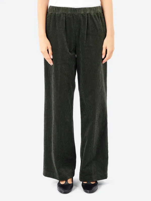 Ribbed Velvet Wide Trousers sold by gravitypope