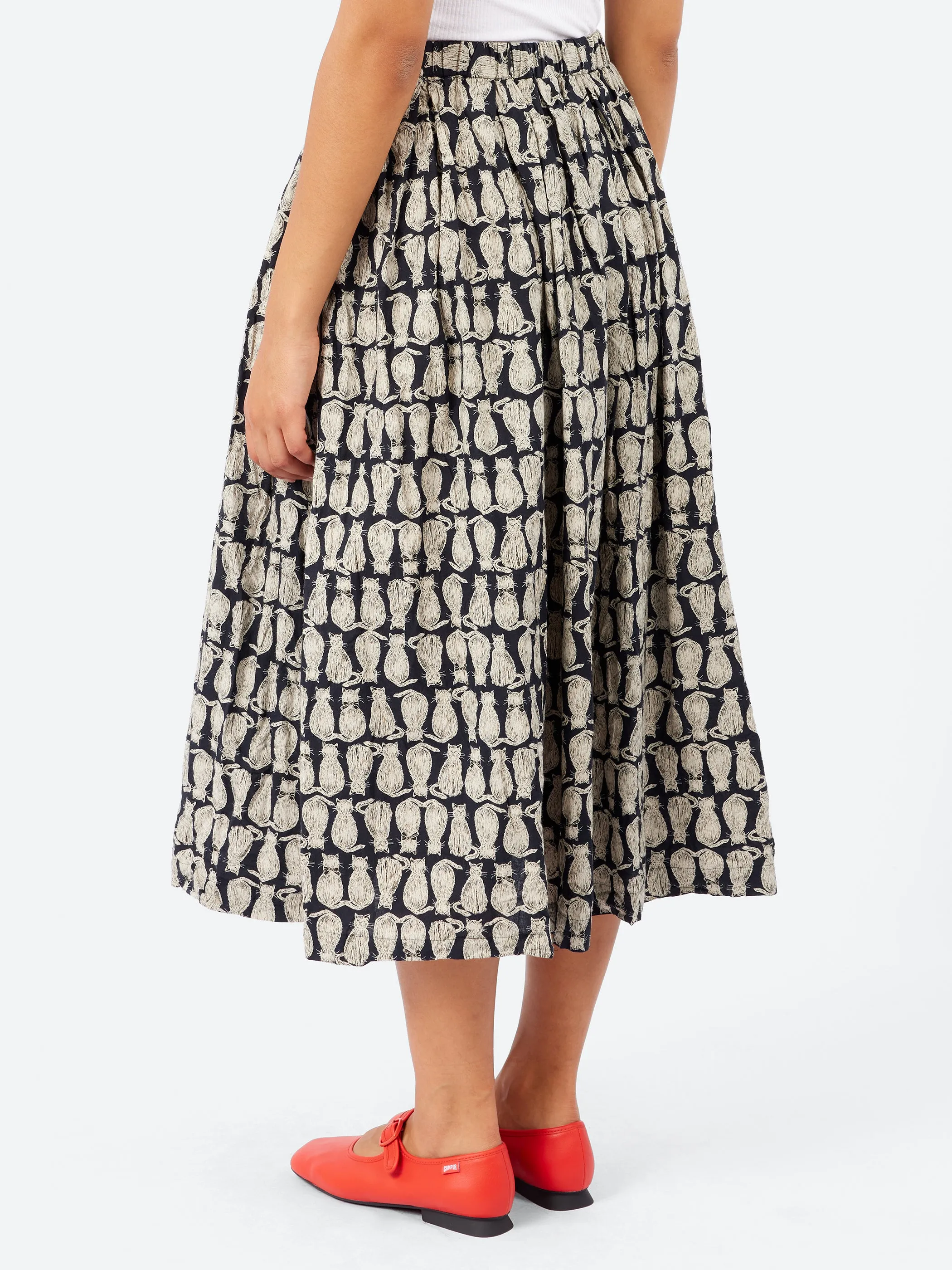 Cat Patrol Print Skirt sold by gravitypope product image thumbnail 3