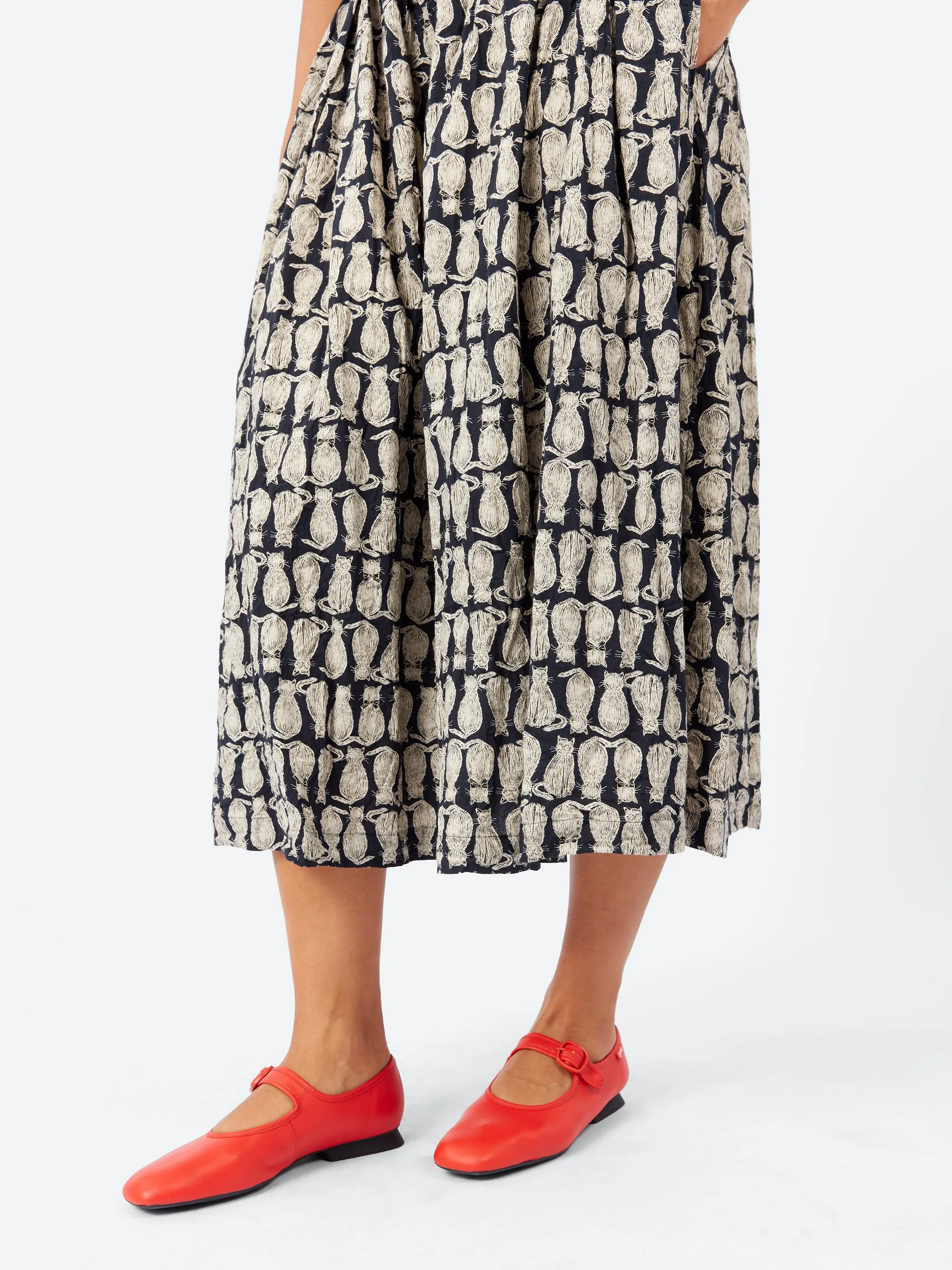 Cat Patrol Print Skirt sold by gravitypope product image thumbnail 4