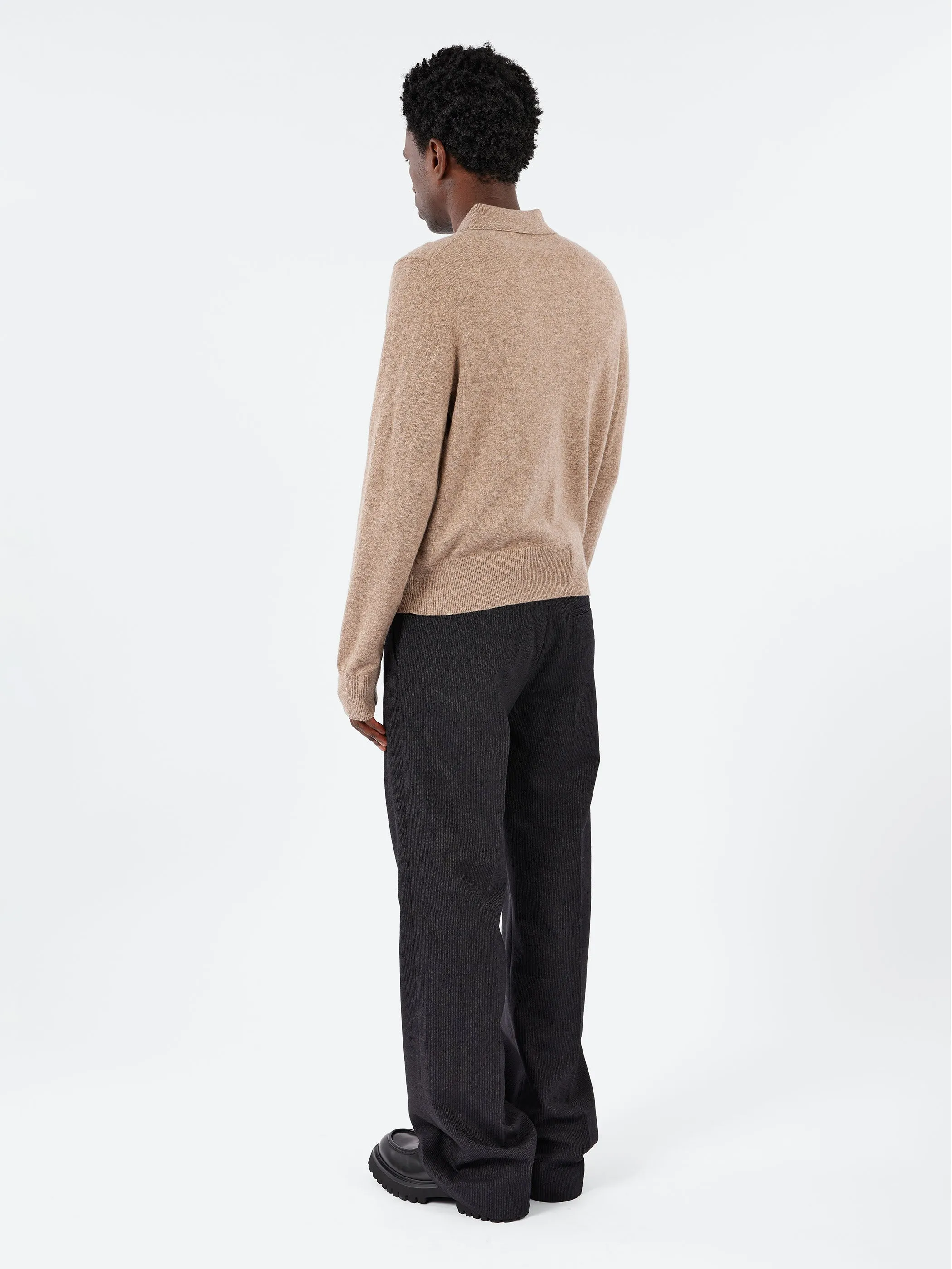 Yak Wool Polo Sweater sold by gravitypope product image thumbnail 3