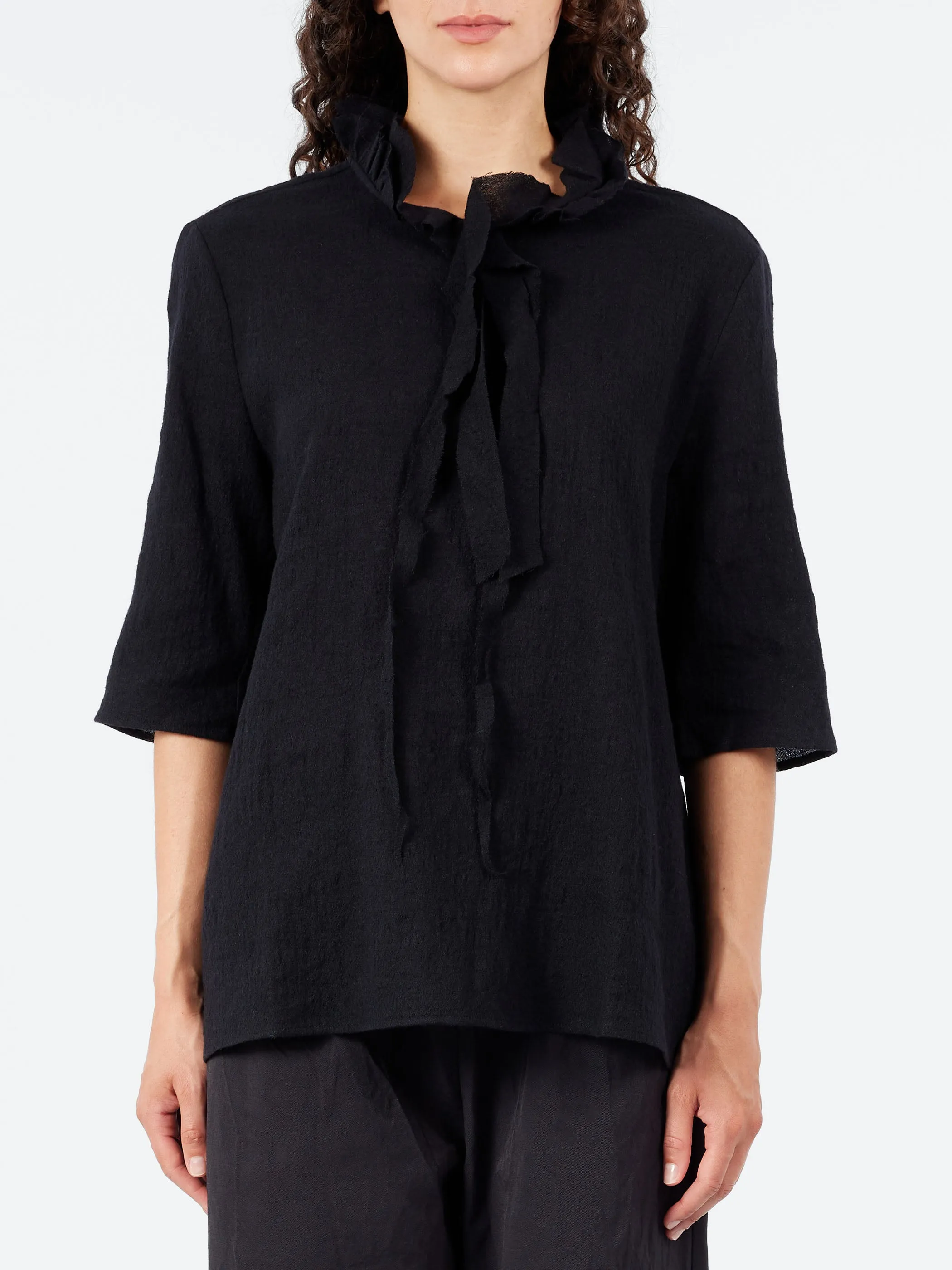 P1990 Ruffle Shirt sold by gravitypope