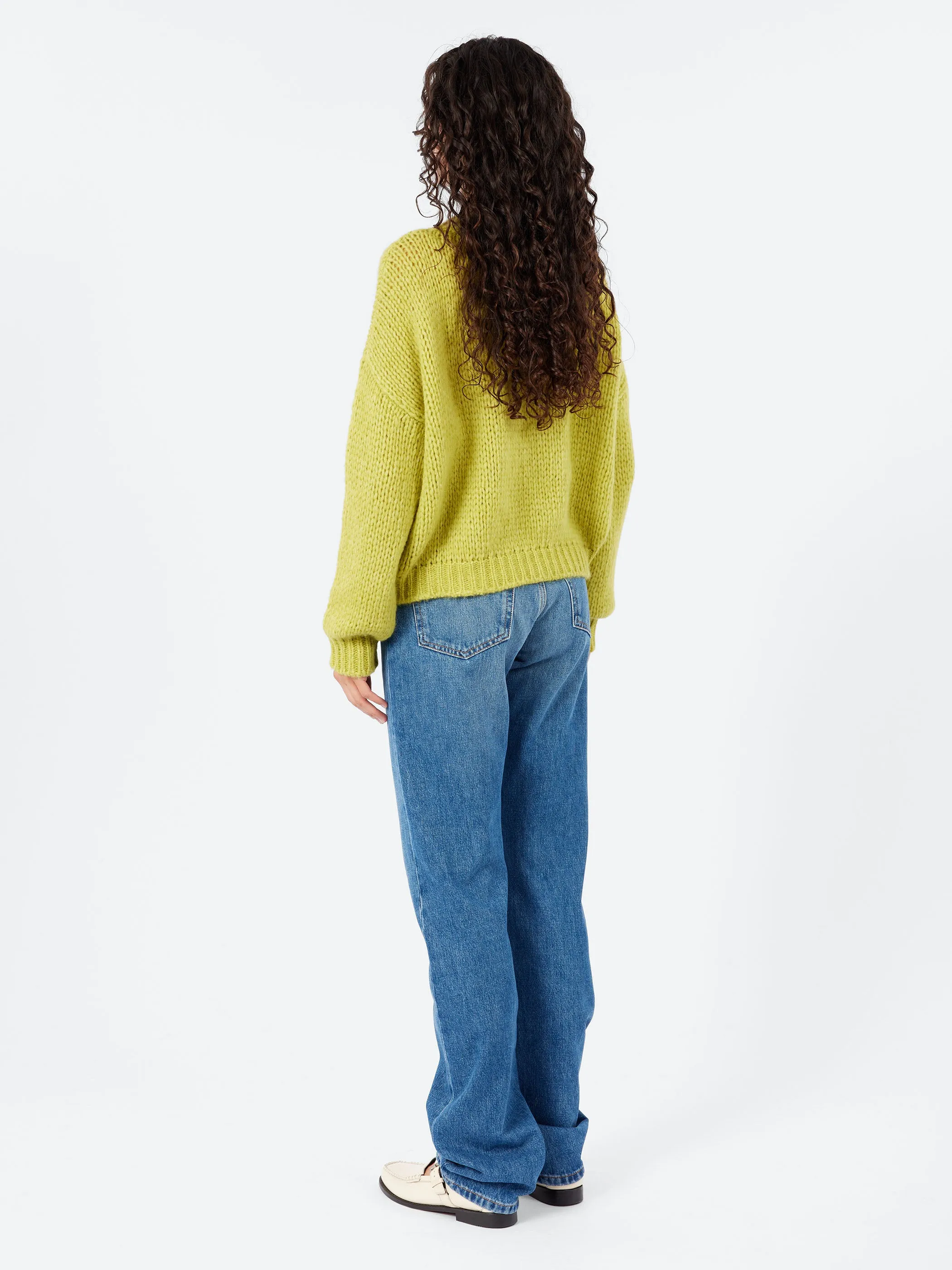 Alpaca V-Neck Sweater sold by gravitypope product image thumbnail 3