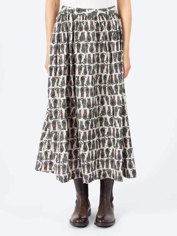Cat Patrol Print Skirt sold by gravitypope