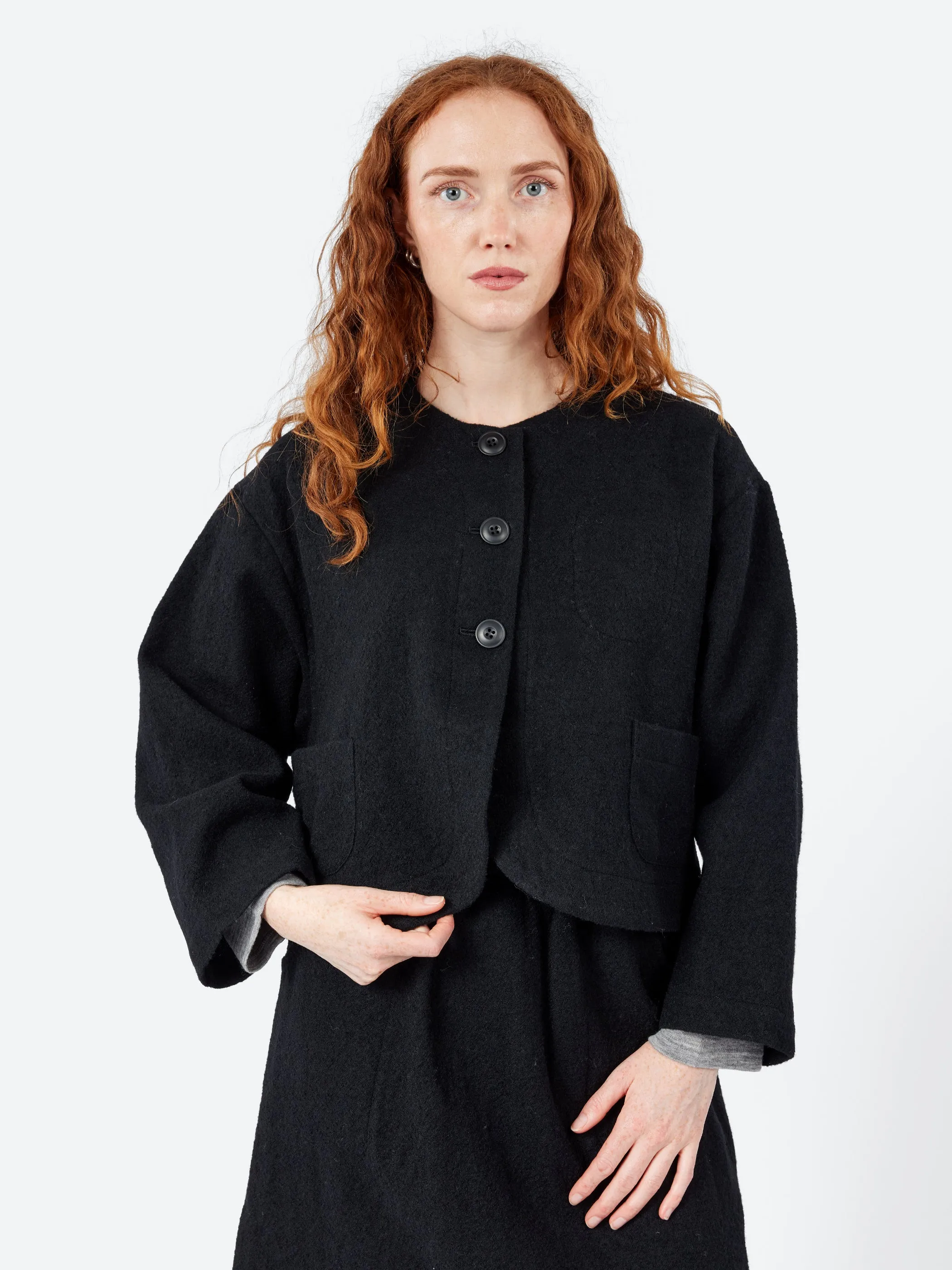 Felting Wool Jacket sold by gravitypope product image thumbnail 4