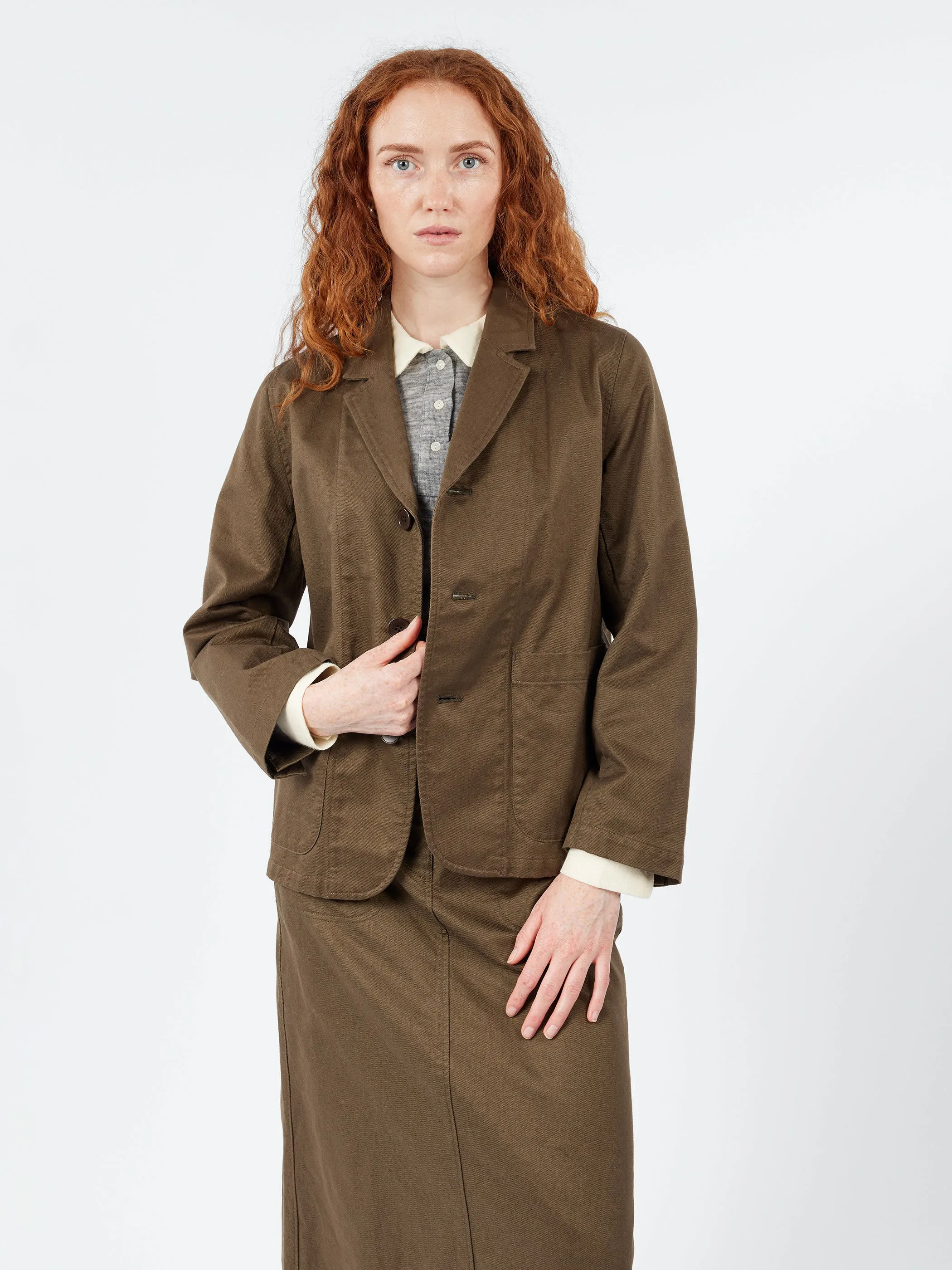 Cotton Twill Tailored Jacket sold by gravitypope product image thumbnail 4