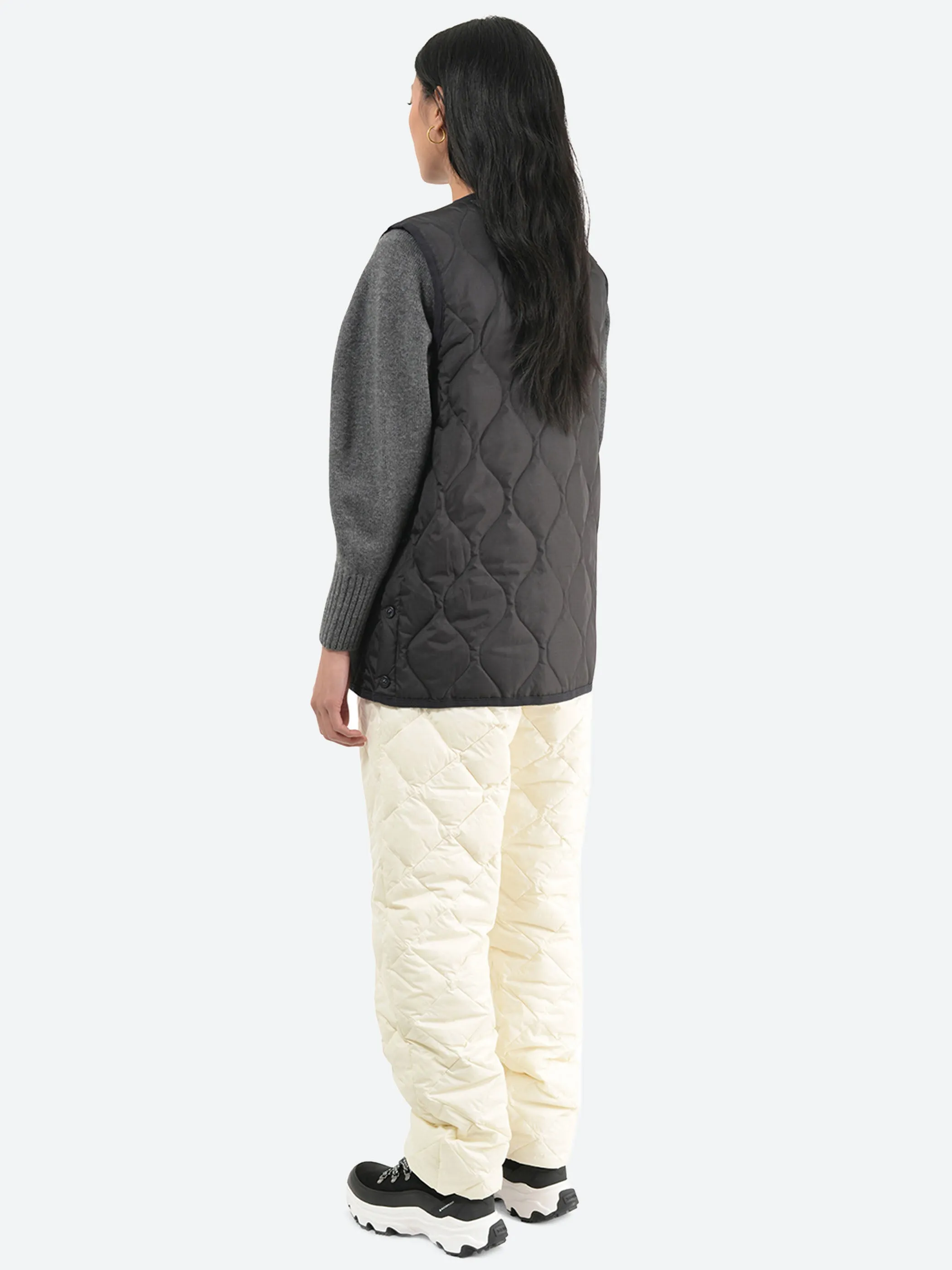 Military Crewneck Button Down Vest sold by gravitypope product image thumbnail 3