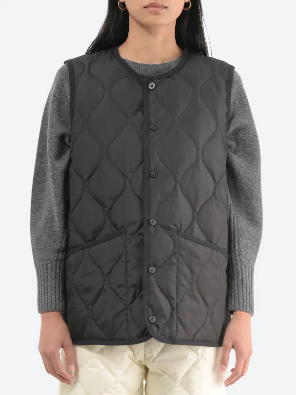 Military Crewneck Button Down Vest sold by gravitypope