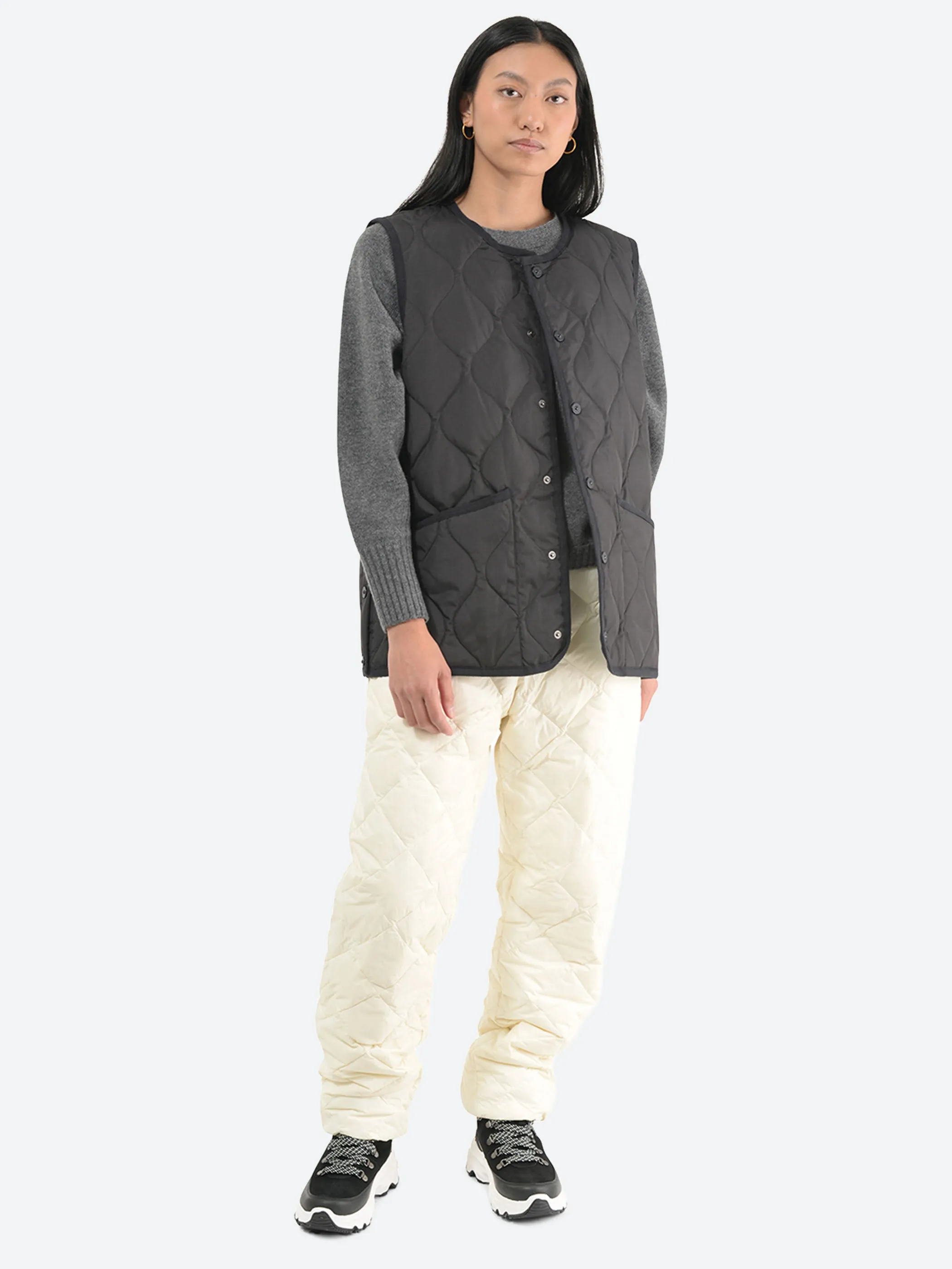 Military Crewneck Button Down Vest sold by gravitypope product image thumbnail 2